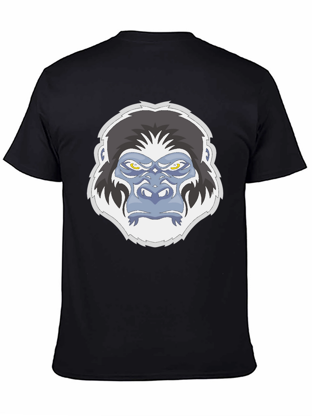 Gorilla Graphic Print Black T-Shirt
