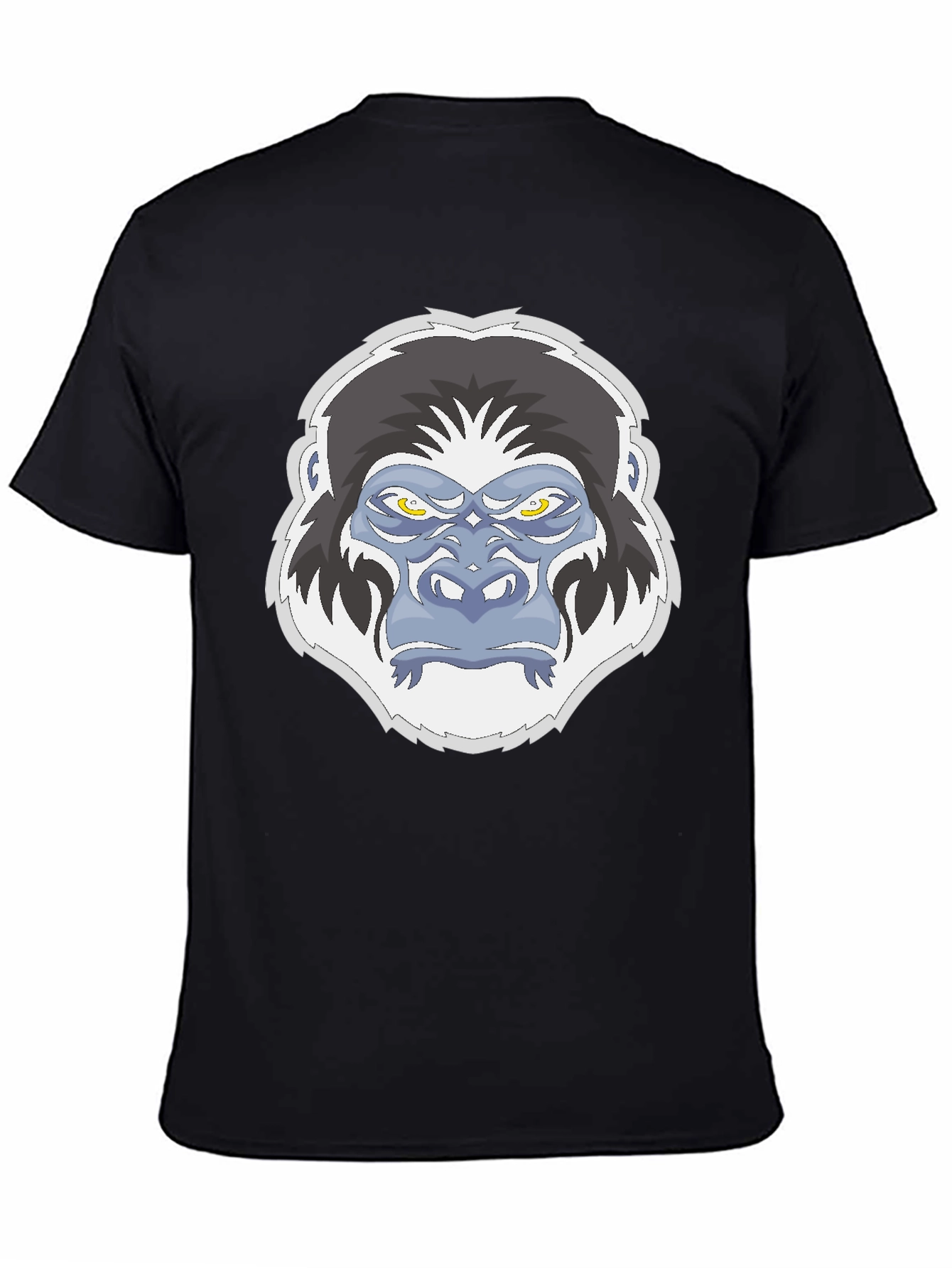 Gorilla Graphic Print Black T-Shirt