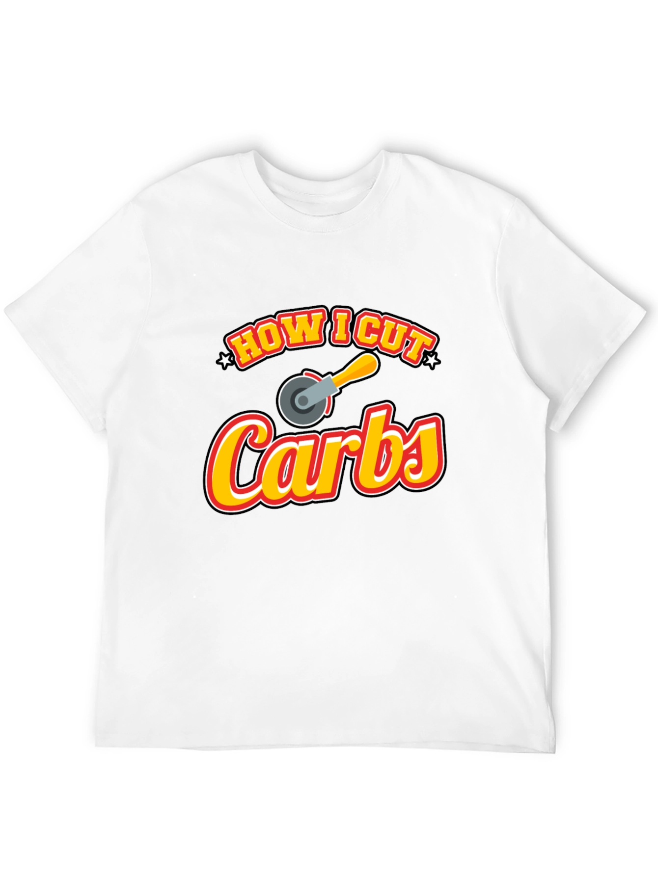 How I Cut Carbs Funny Graphic T-Shirt