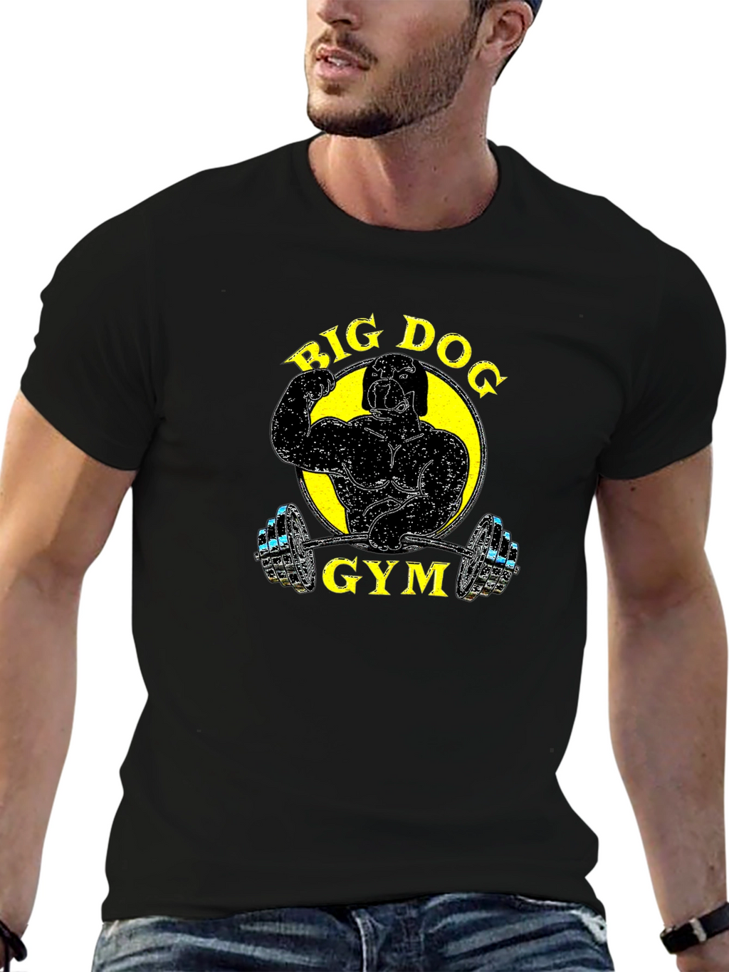 Big Dog Gym Black T-Shirt
