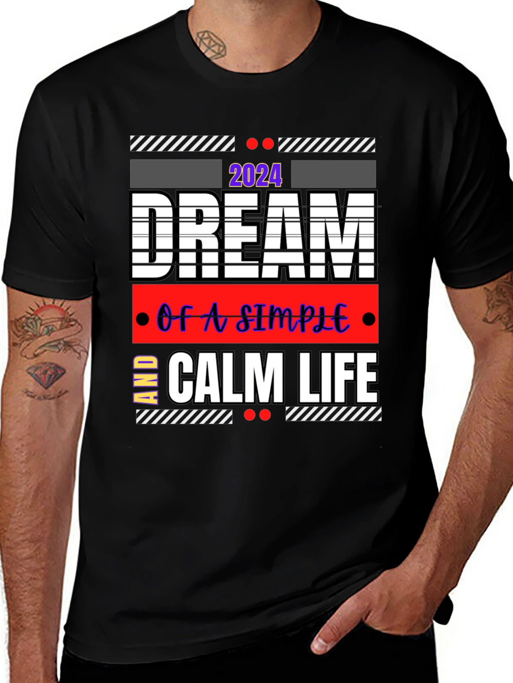 Dream Calm Life 2024 Graphic Tee