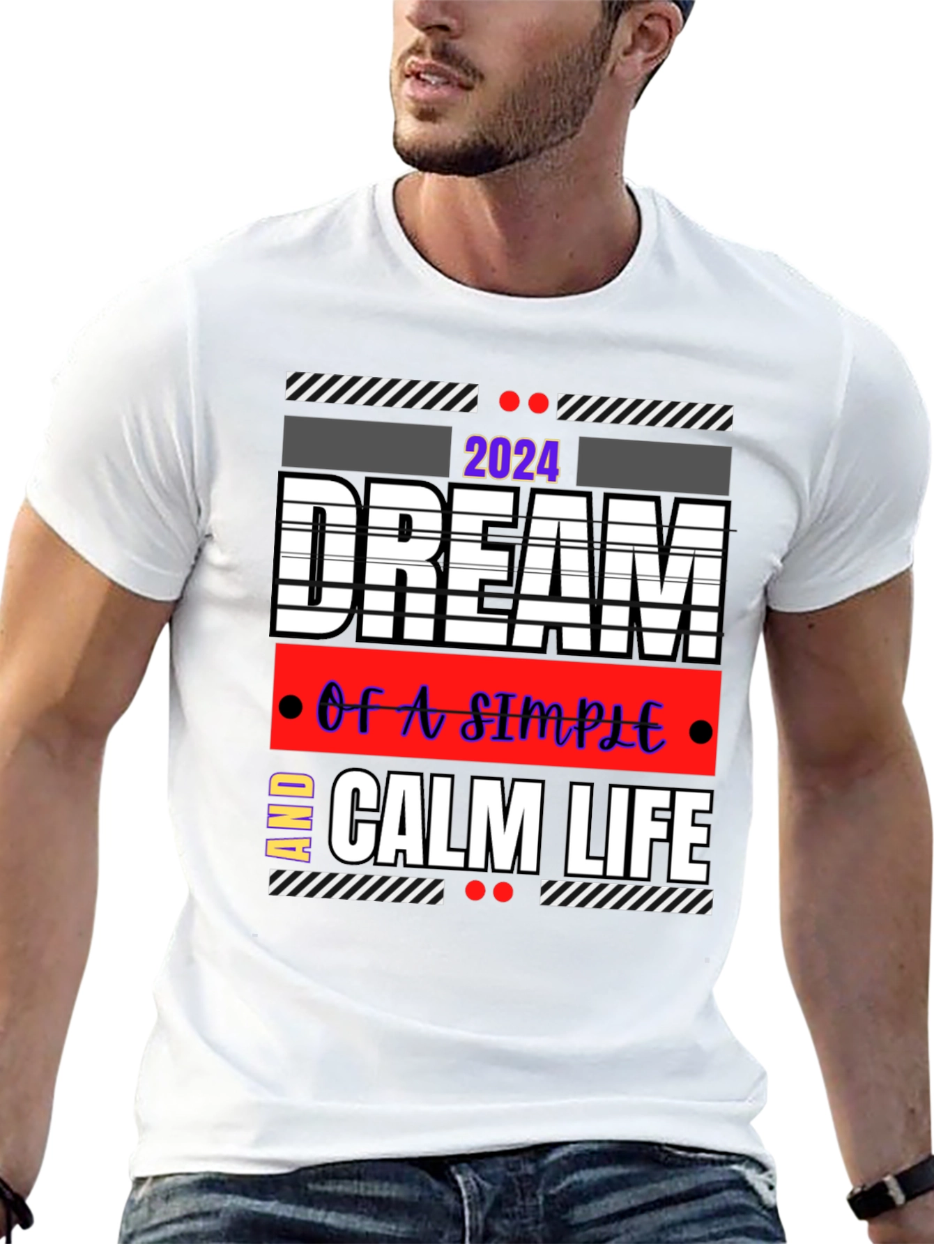 Dream Calm Life 2024 Graphic Tee
