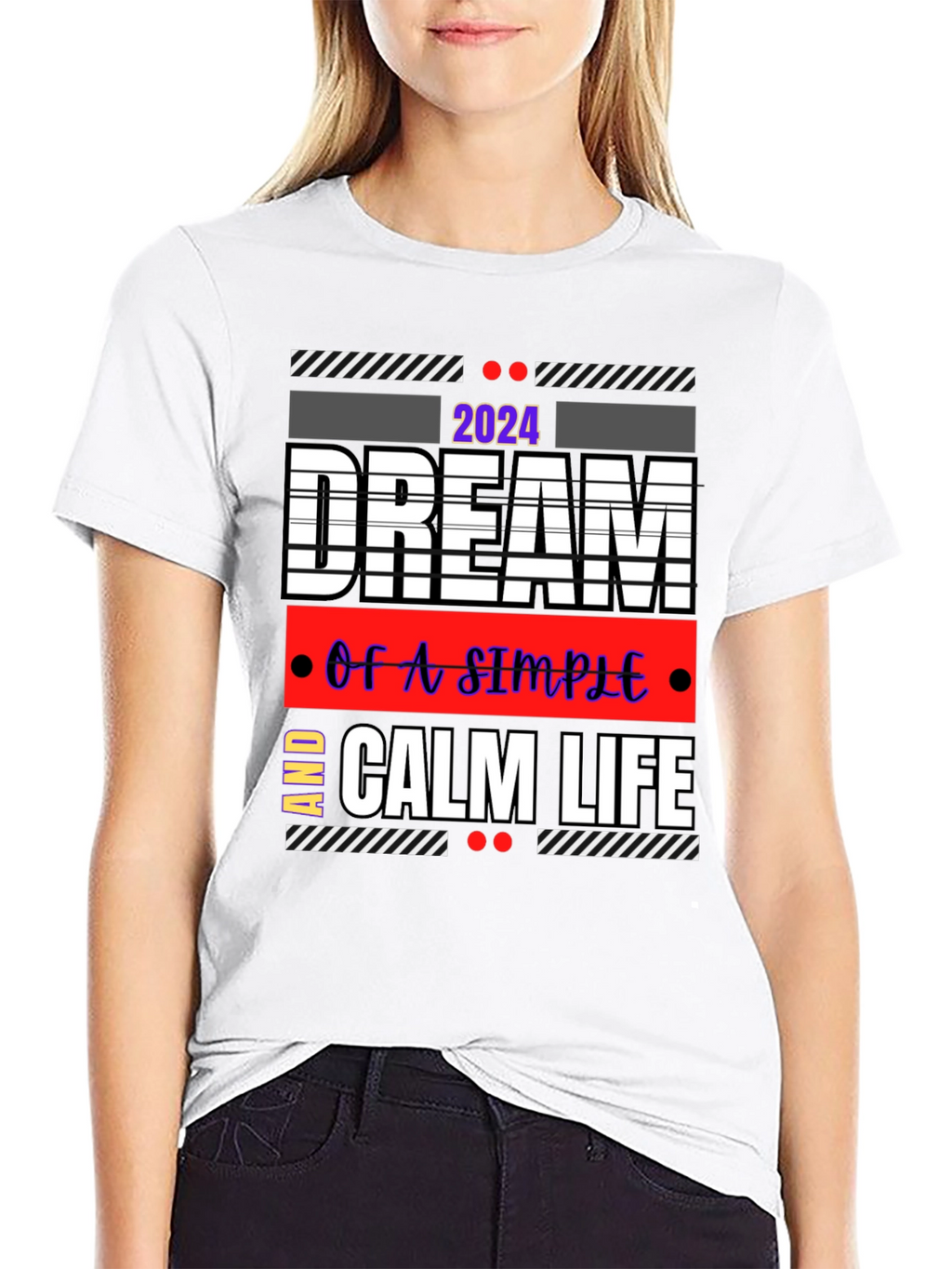 Dream Calm Life 2024 Graphic Tee