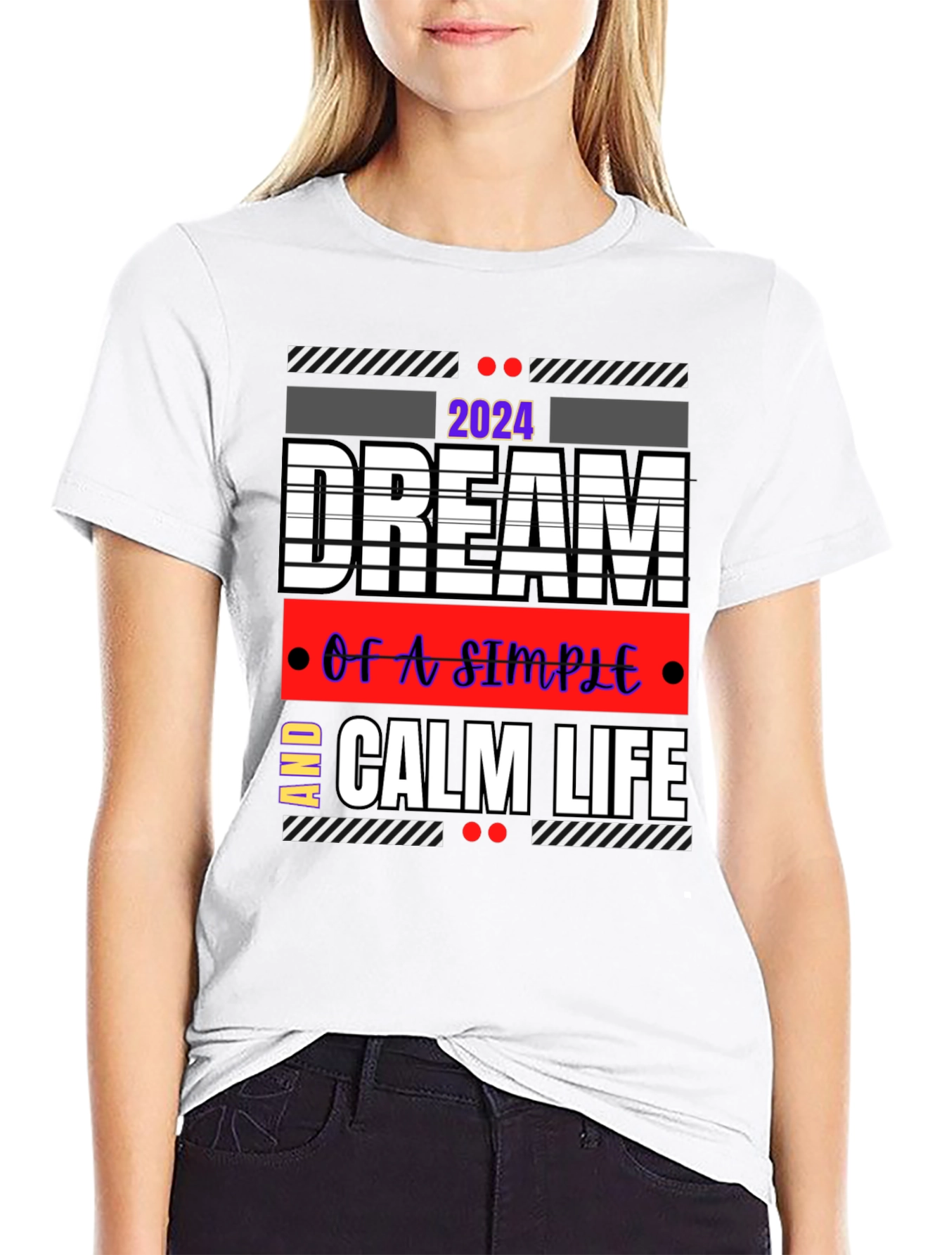 Dream Calm Life 2024 Graphic Tee