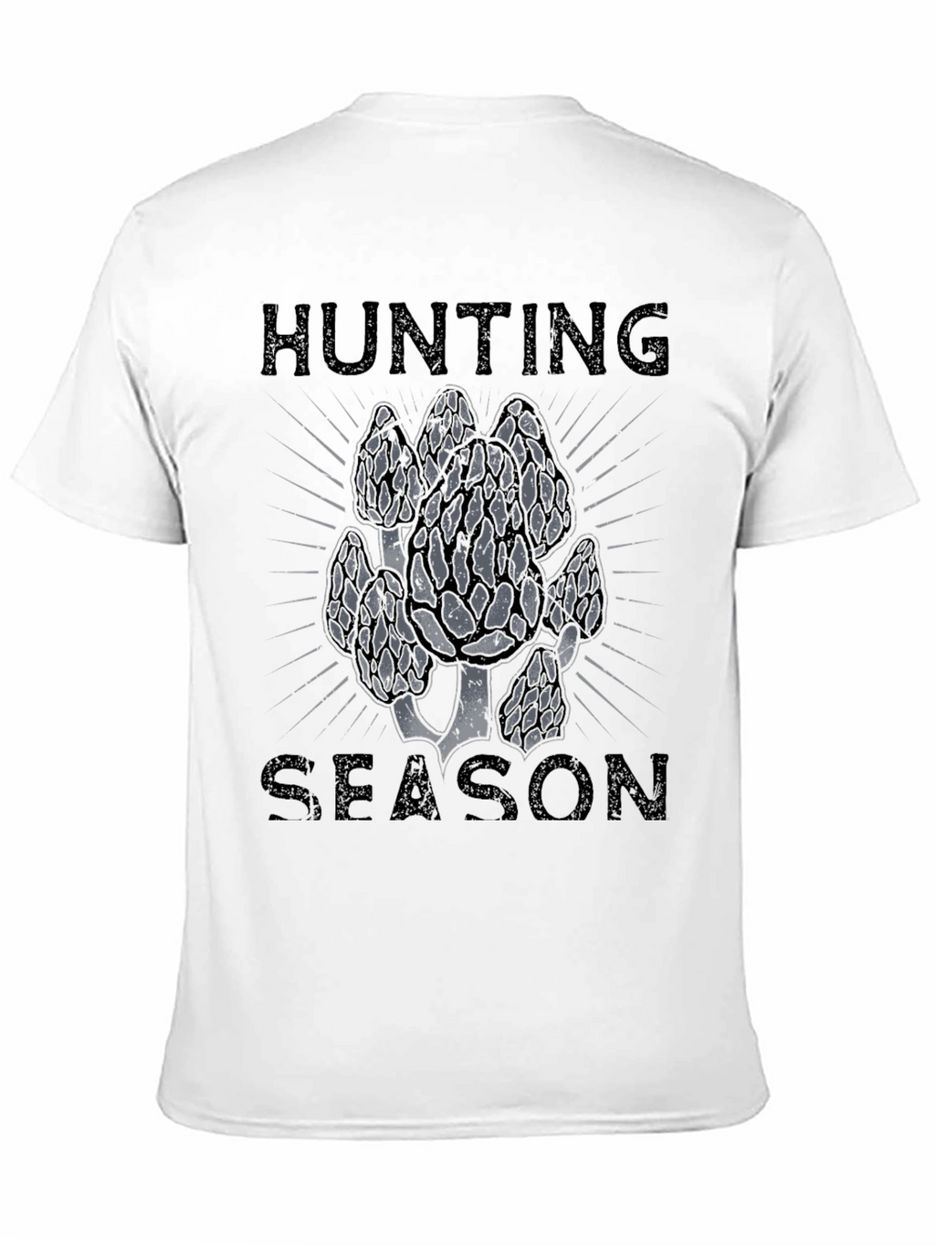 Hunting Season Mushroom T-Shirt - Black