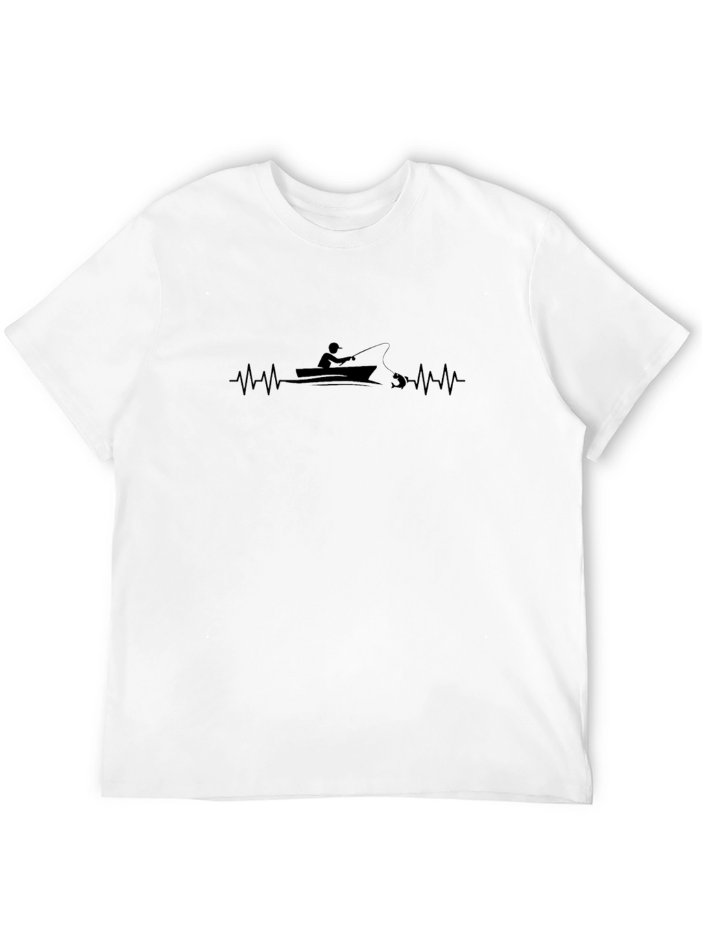 Fishing Heartbeat T-Shirt - Anglers Passion