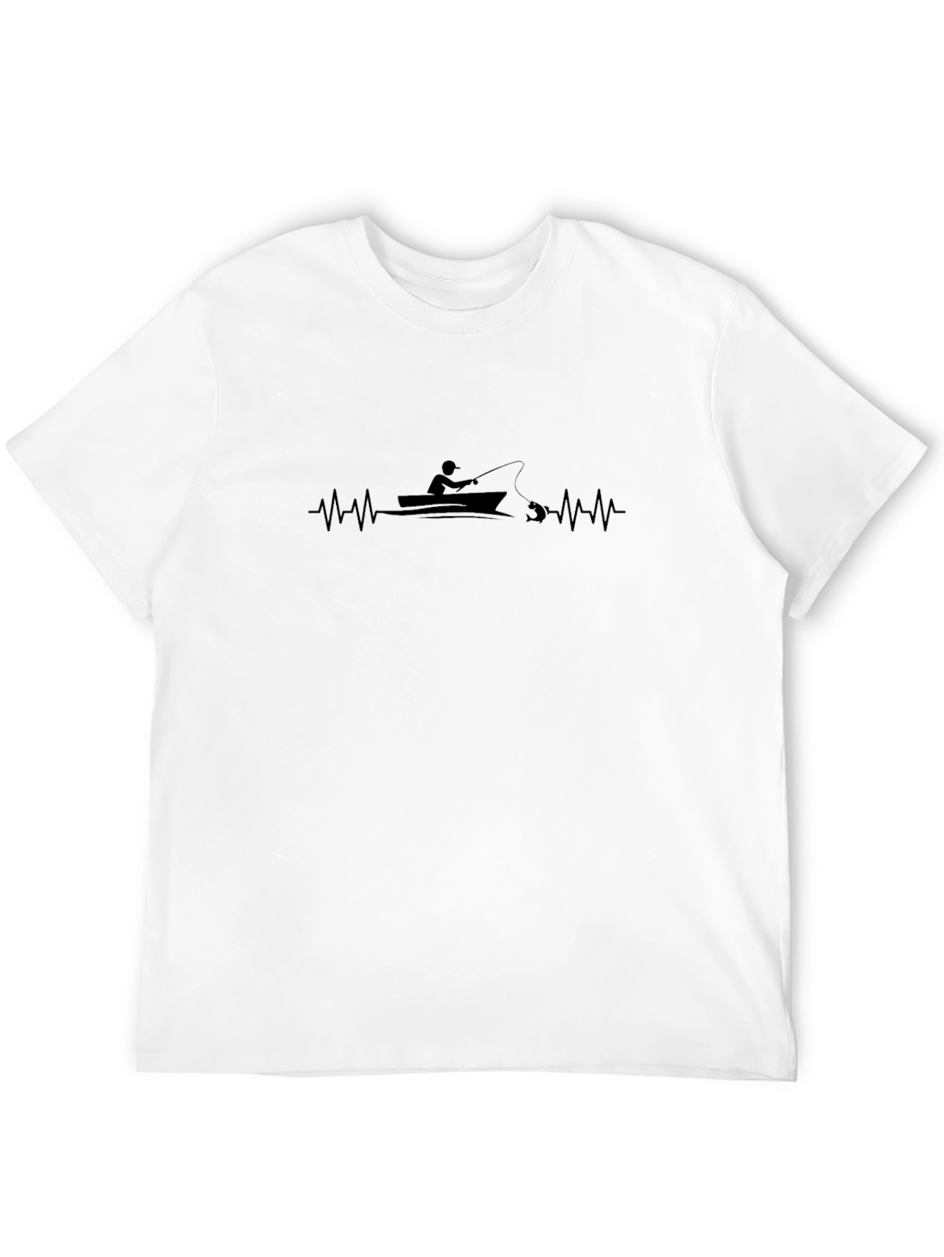 Fishing Heartbeat T-Shirt - Anglers Passion