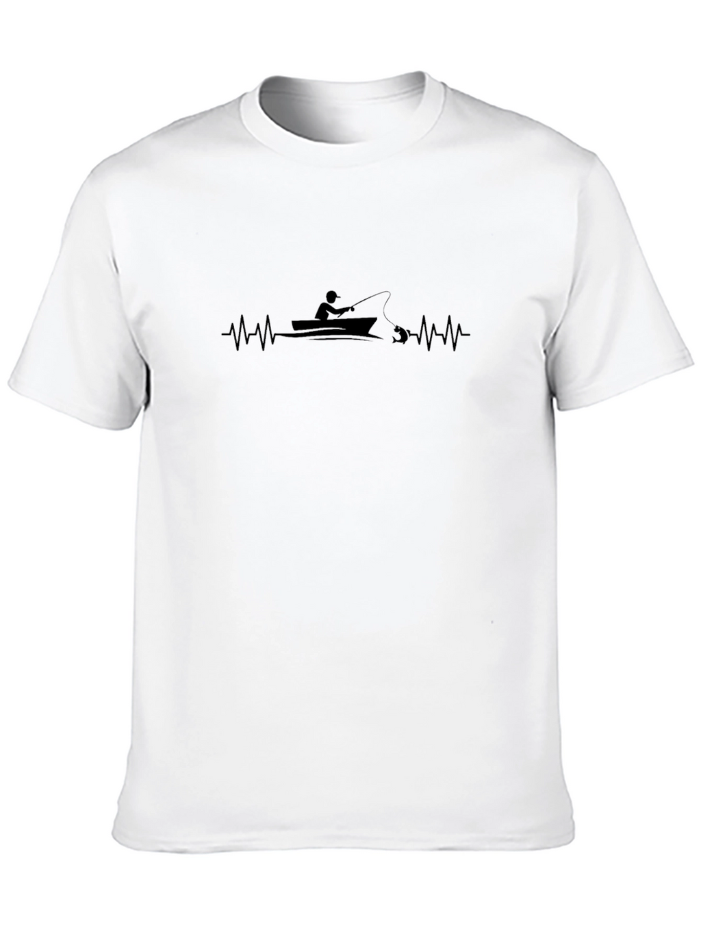 Fishing Heartbeat T-Shirt - Anglers Passion