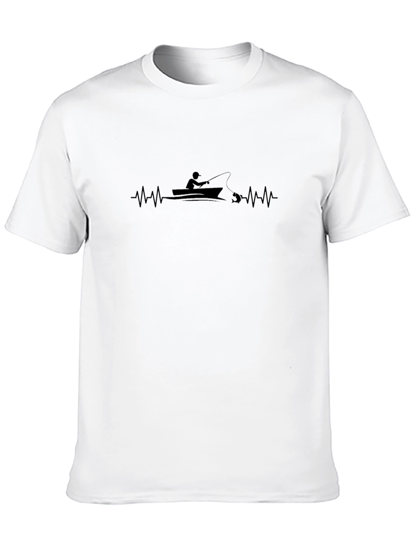 Fishing Heartbeat T-Shirt - Anglers Passion