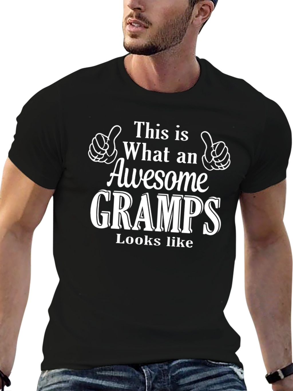Awesome Gramps Graphic T-Shirt - Perfect Gift!