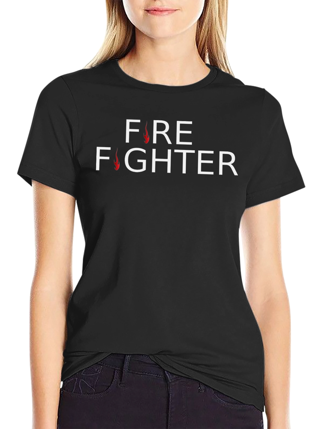 Firefighter Graphic Tee - Black