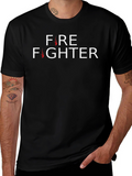 Firefighter Graphic Tee - Black