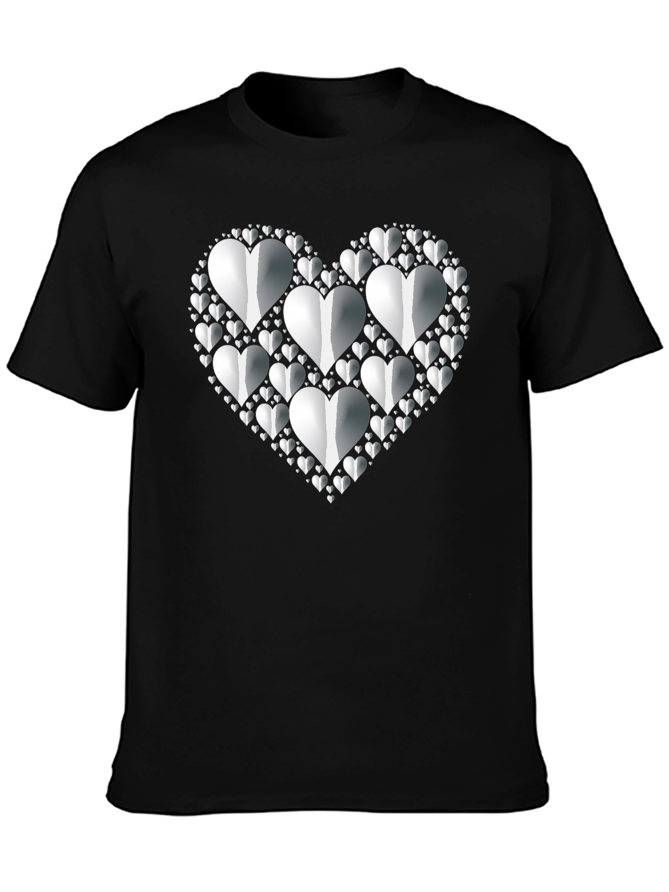 Heart Cluster Graphic Tee - Love All Around!
