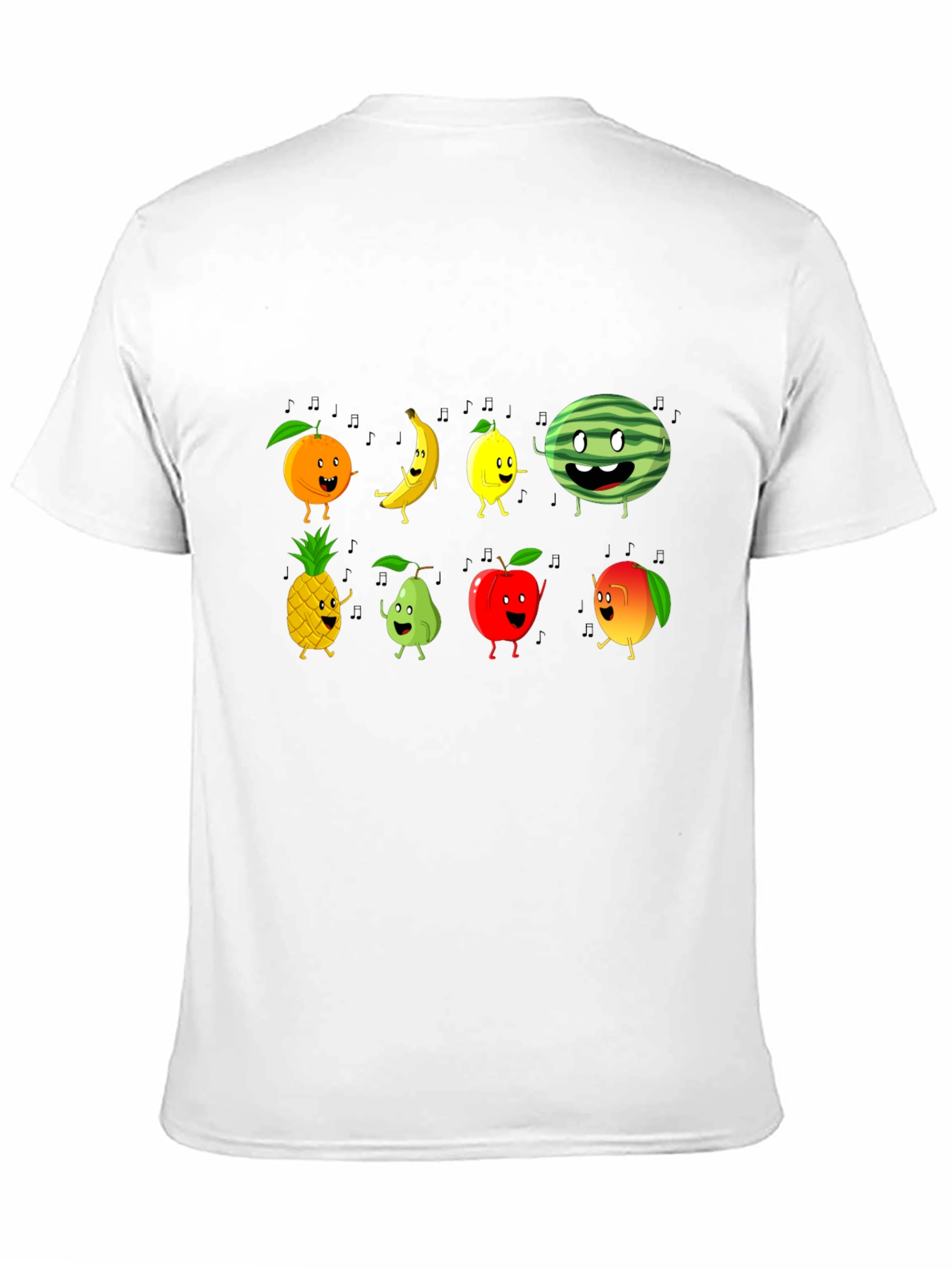 Fun Fruits Graphic Tee - Black