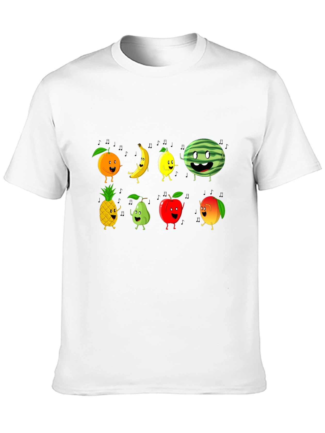 Fun Fruits Graphic Tee - Black