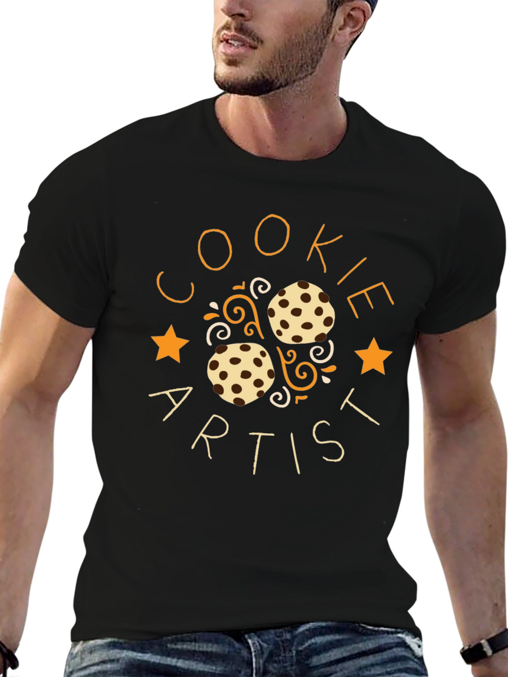 Cookie Artist Black T-Shirt