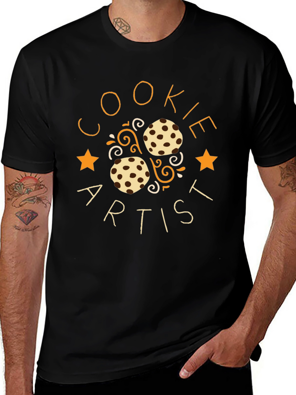 Cookie Artist Black T-Shirt