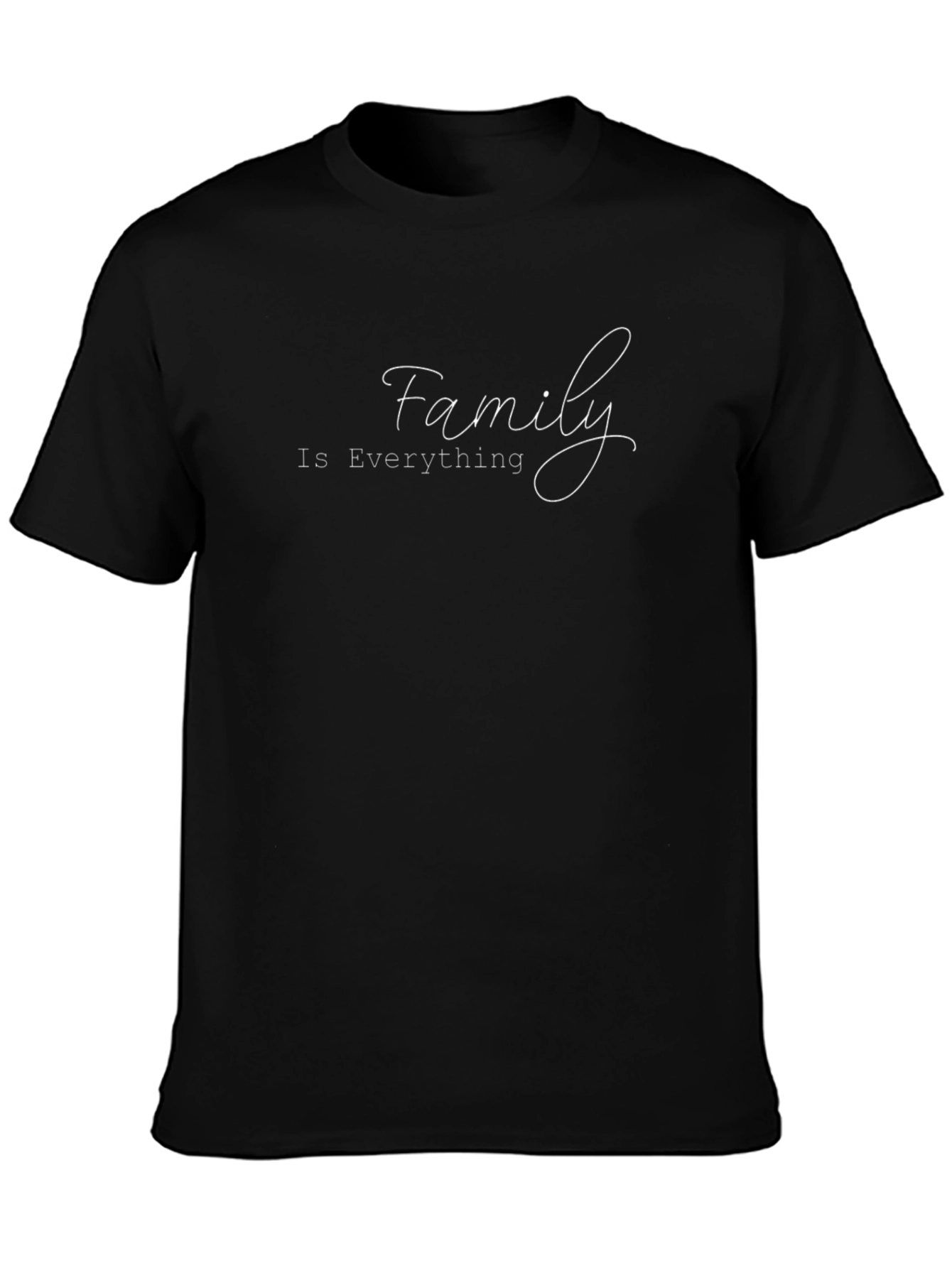 Family is Everything Black T-Shirt