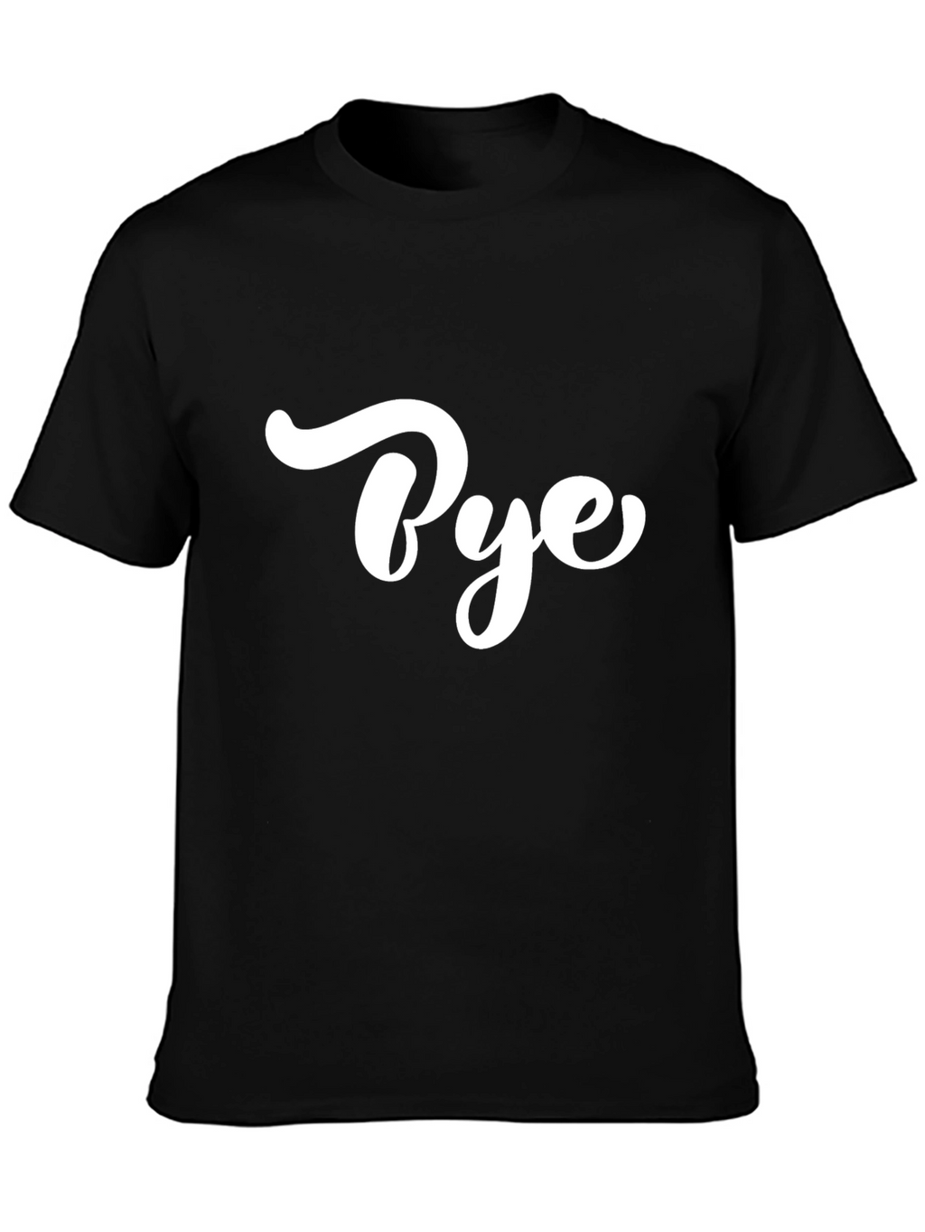 Bye Graphic Black T-Shirt