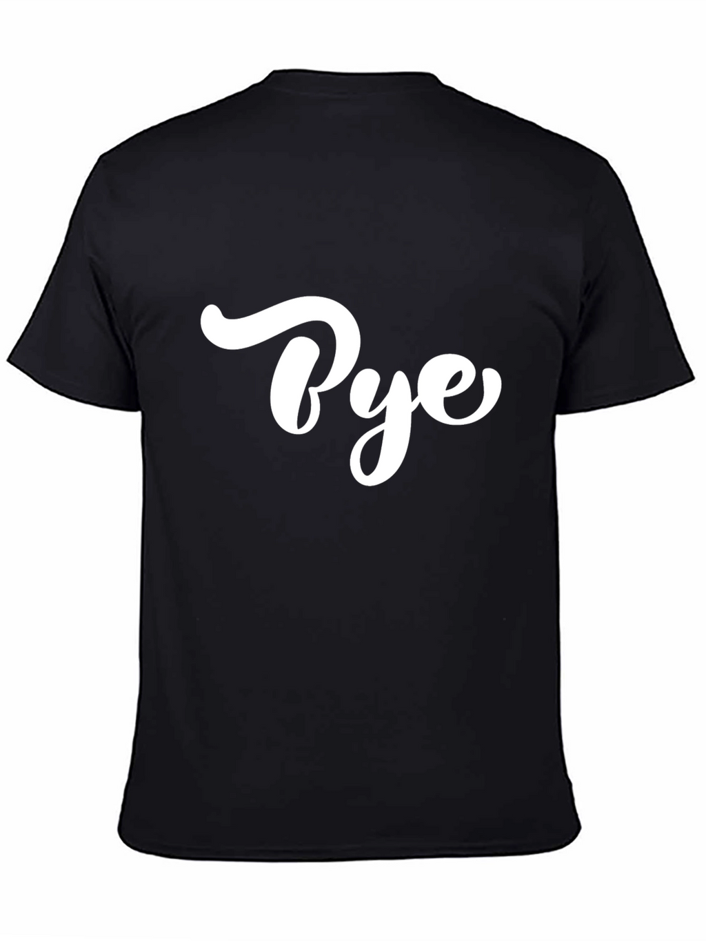 Bye Graphic Black T-Shirt