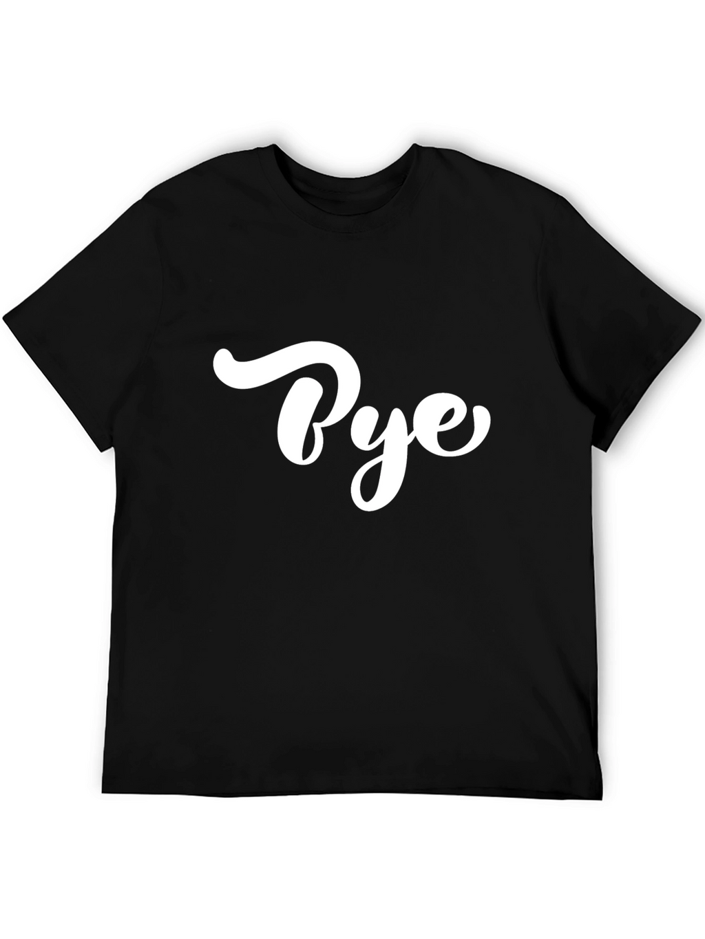 Bye Graphic Black T-Shirt