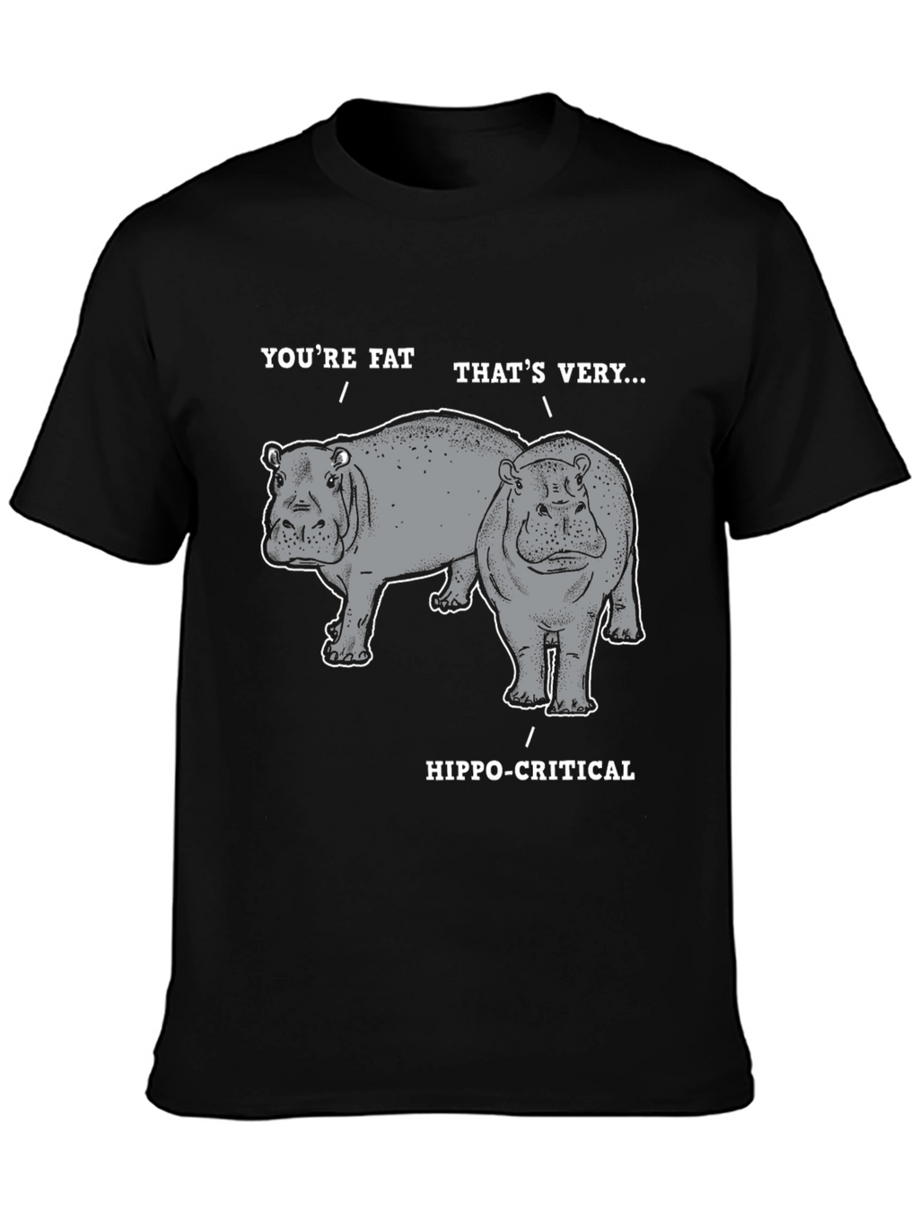 Hippo-Critical Graphic Tee