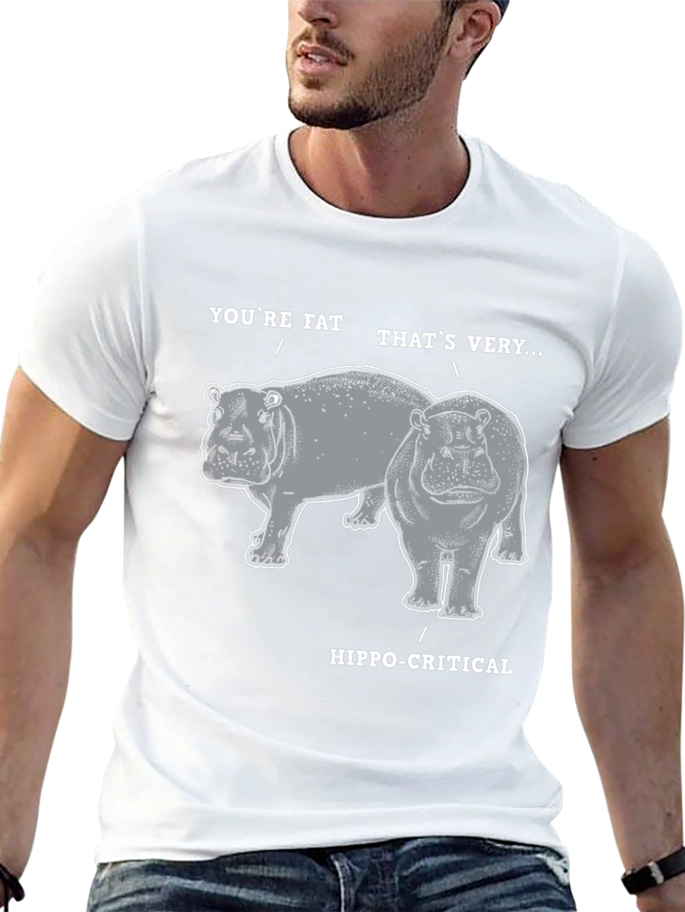 Hippo-Critical Graphic Tee