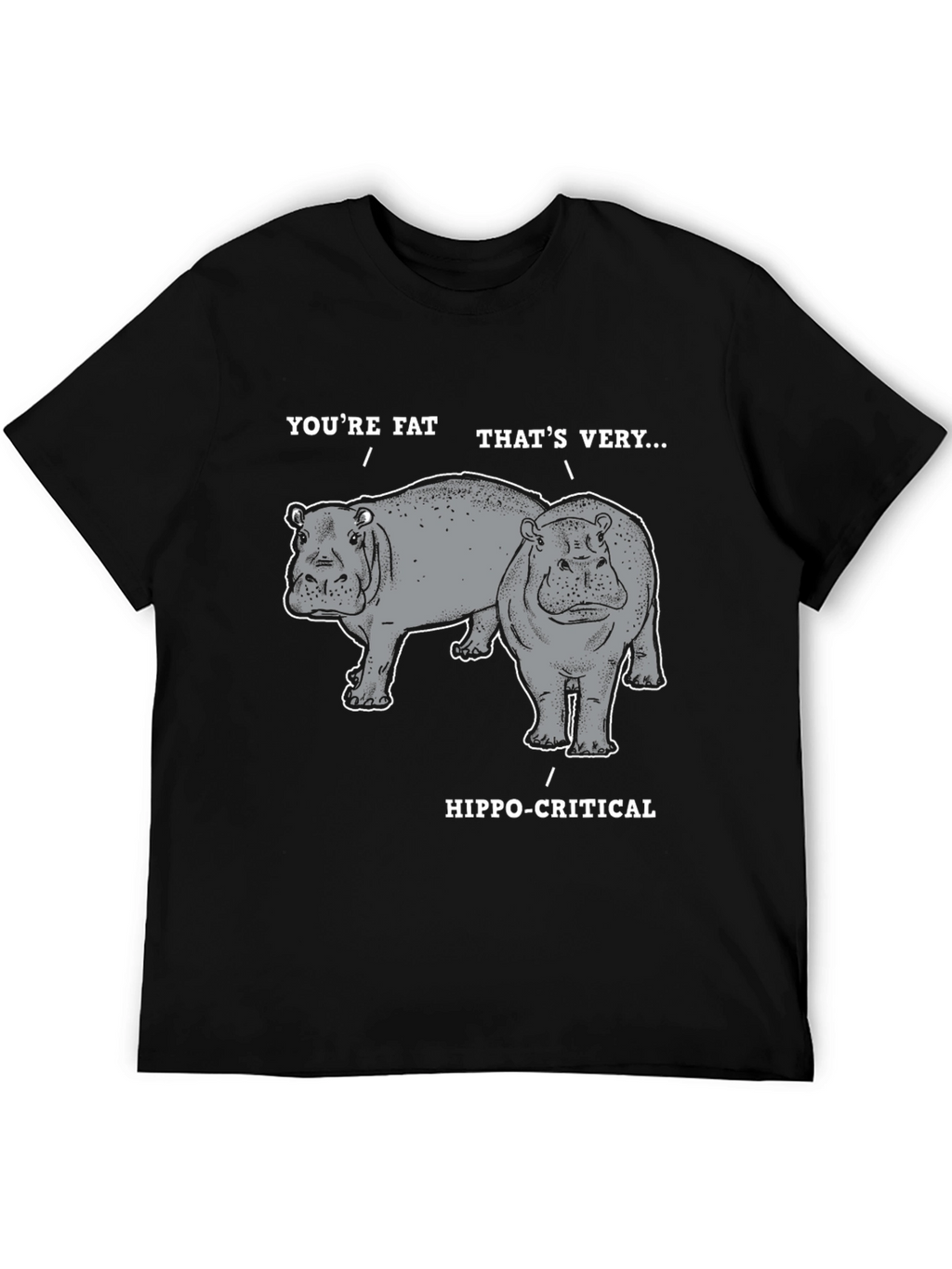 Hippo-Critical Graphic Tee