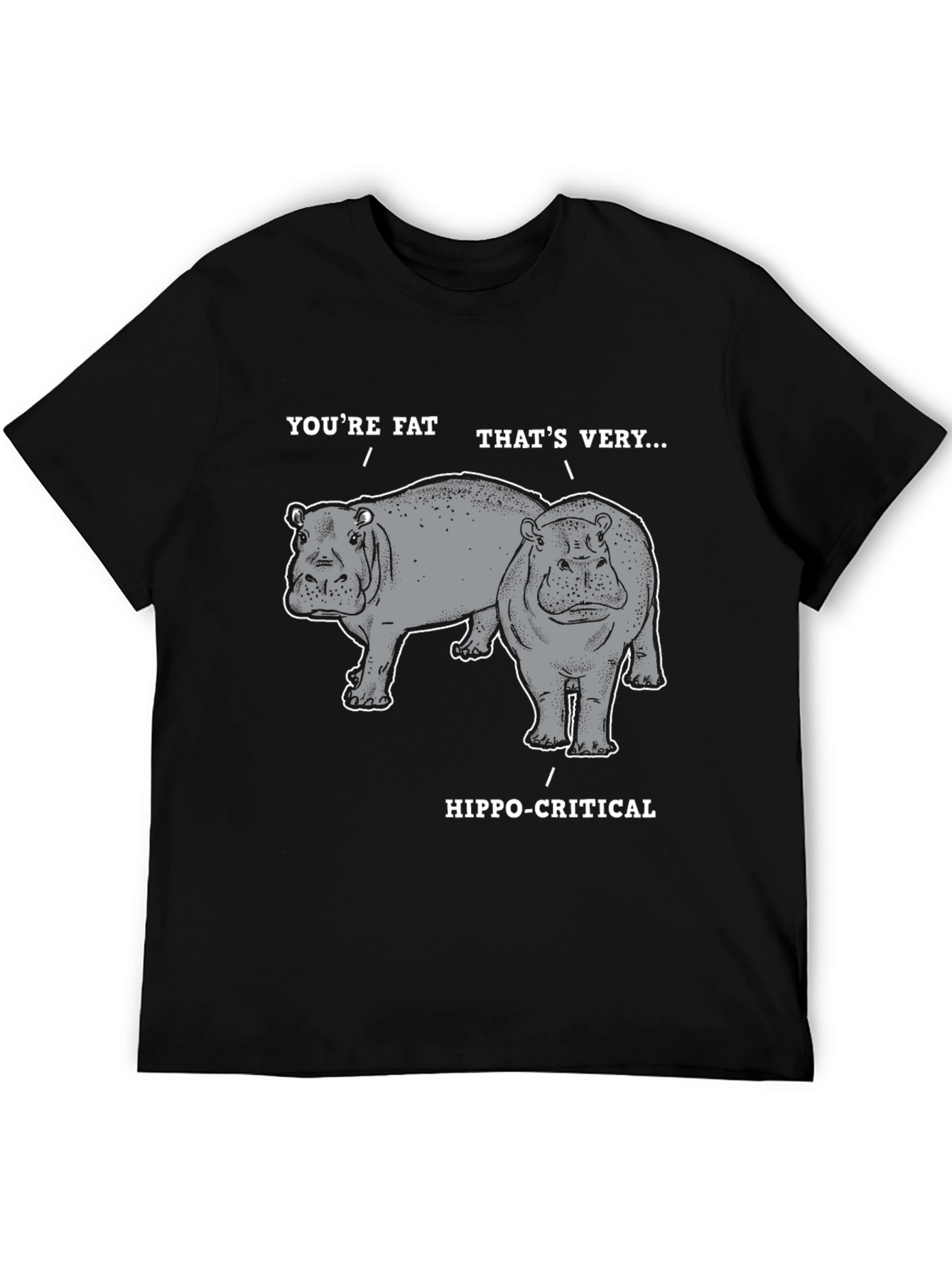Hippo-Critical Graphic Tee