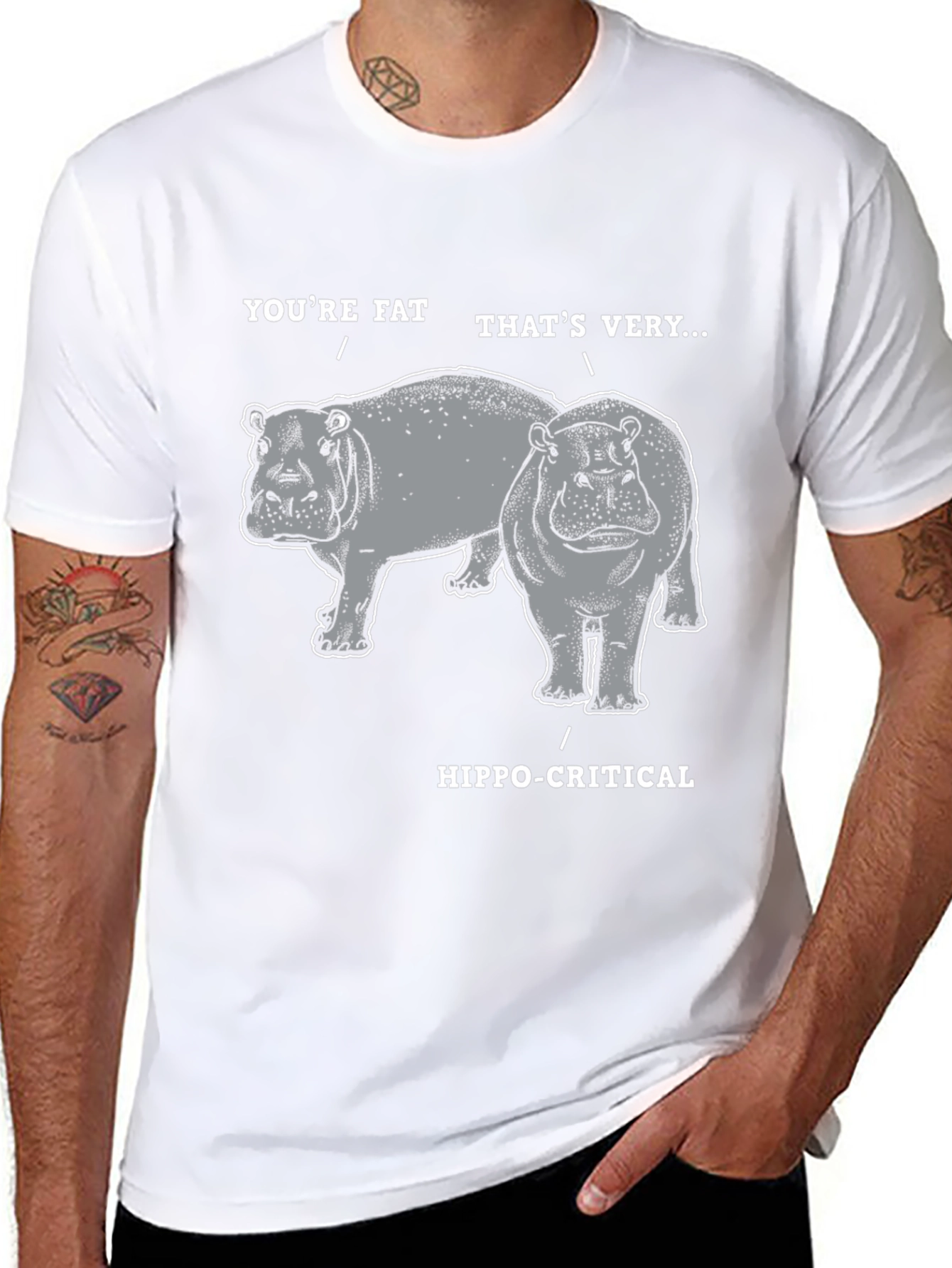 Hippo-Critical Graphic Tee
