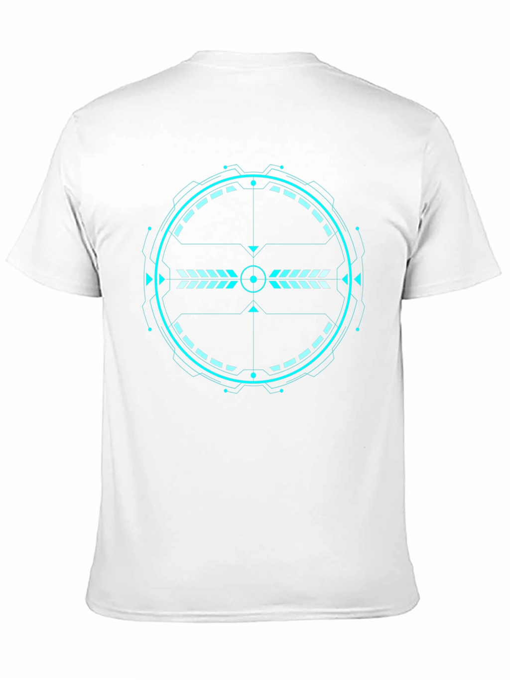 Futuristic Target Graphic Tee - Black