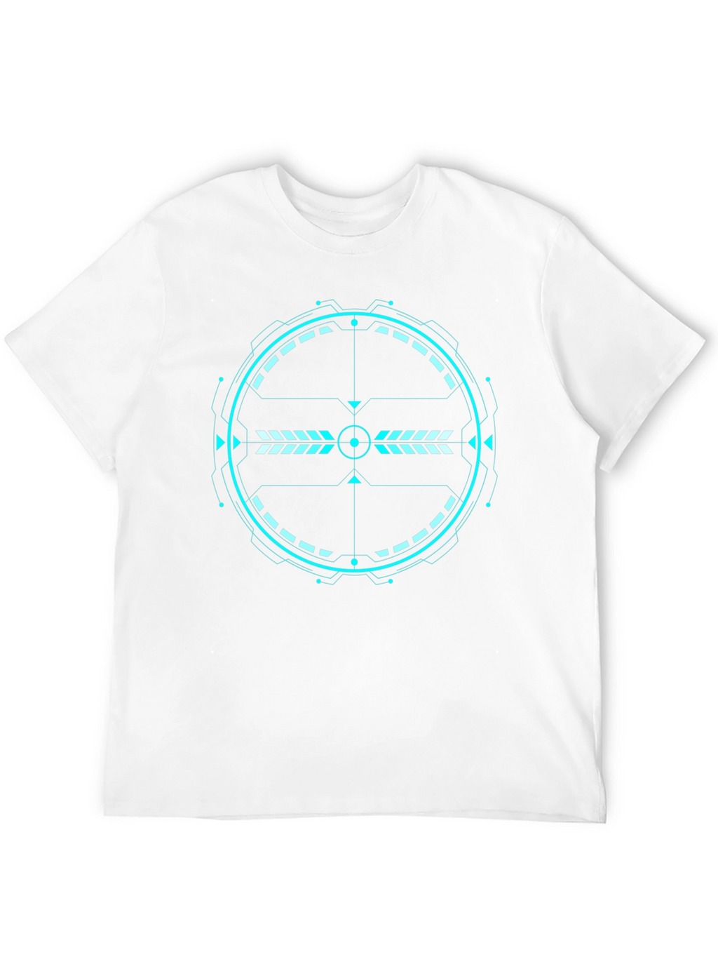 Futuristic Target Graphic Tee - Black