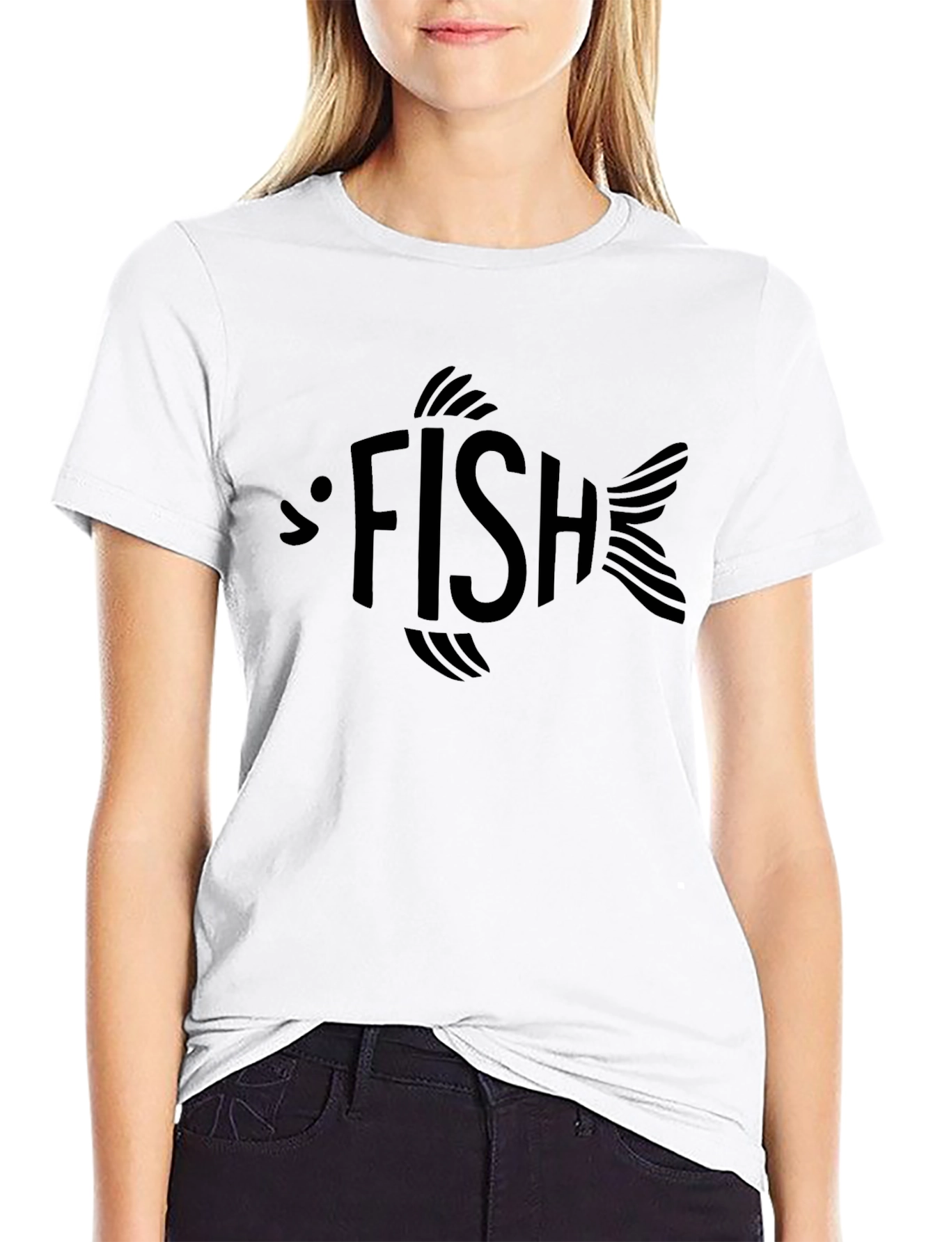 Fish Graphic Tee - Cool Design