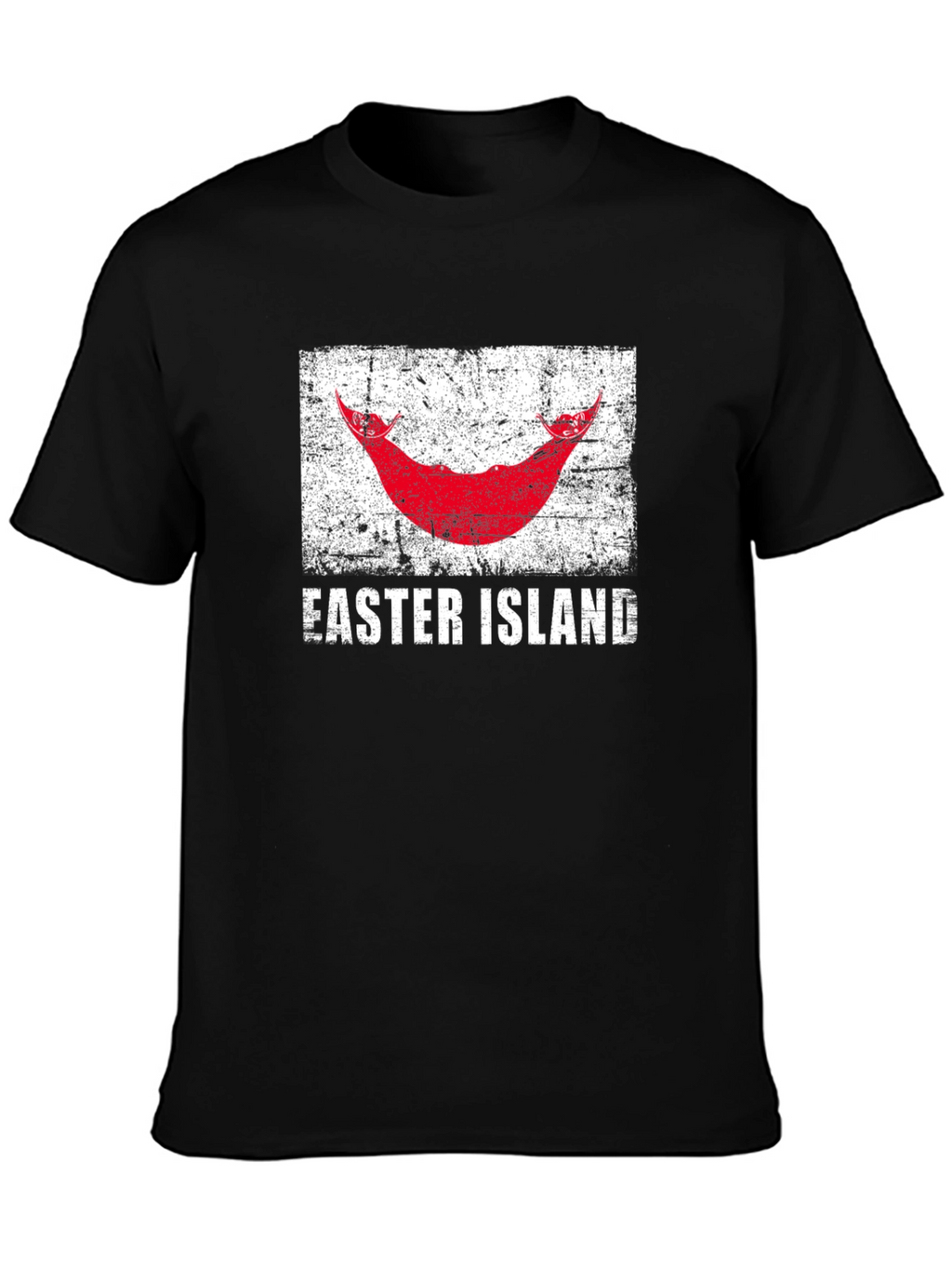 Easter Island Flag T-Shirt - Distressed Design