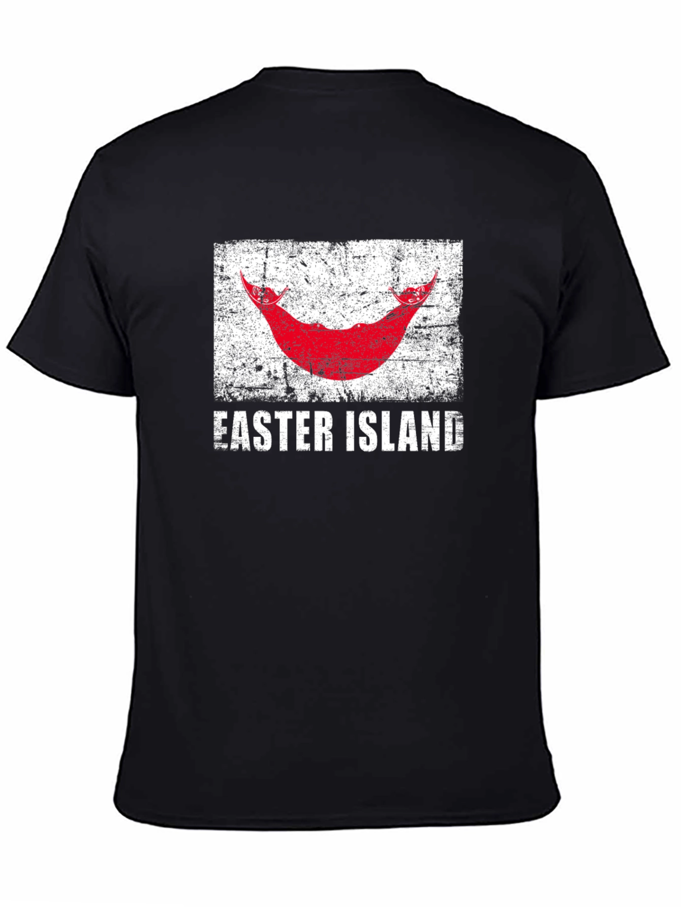 Easter Island Flag T-Shirt - Distressed Design