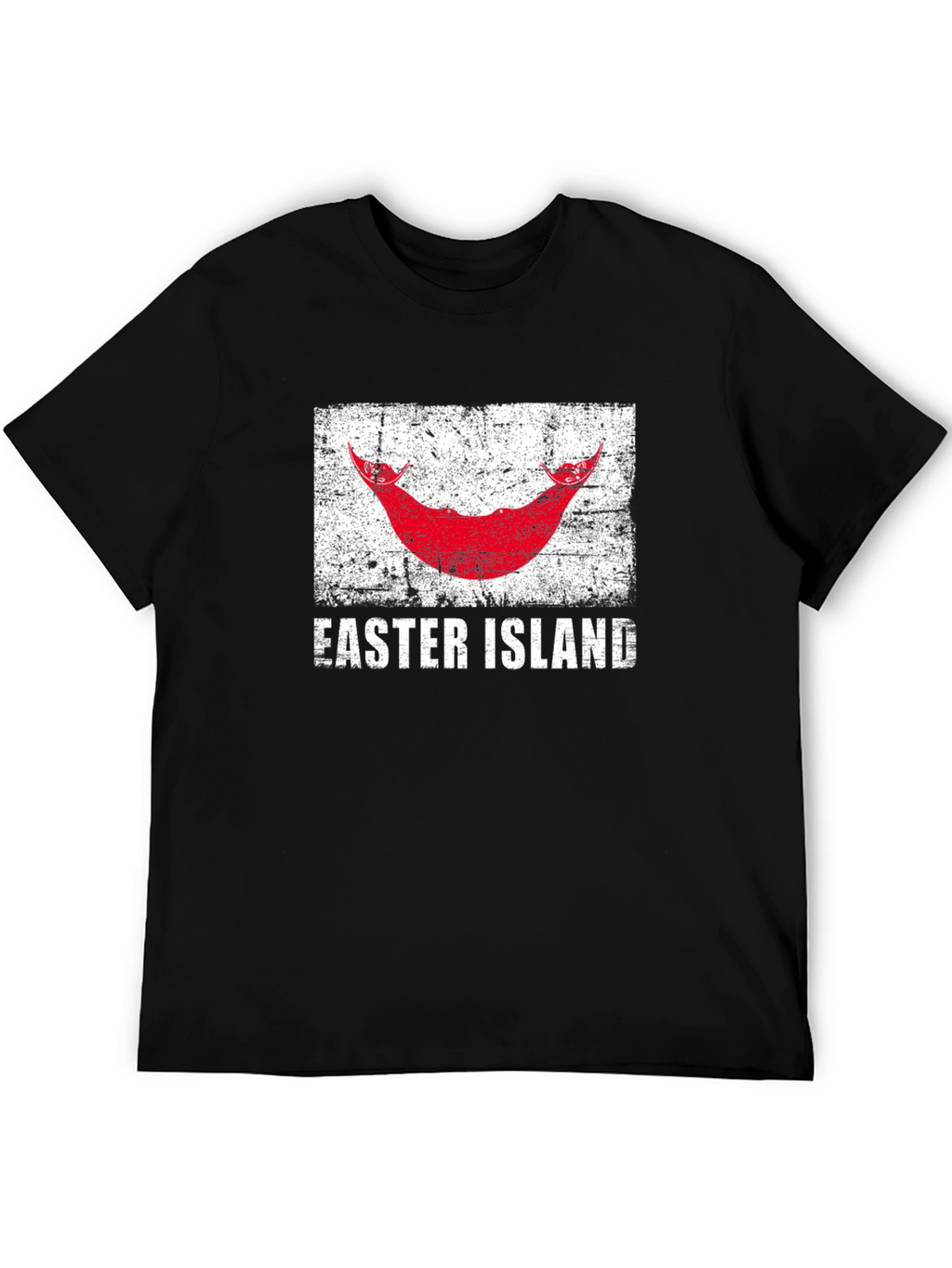 Easter Island Flag T-Shirt - Distressed Design