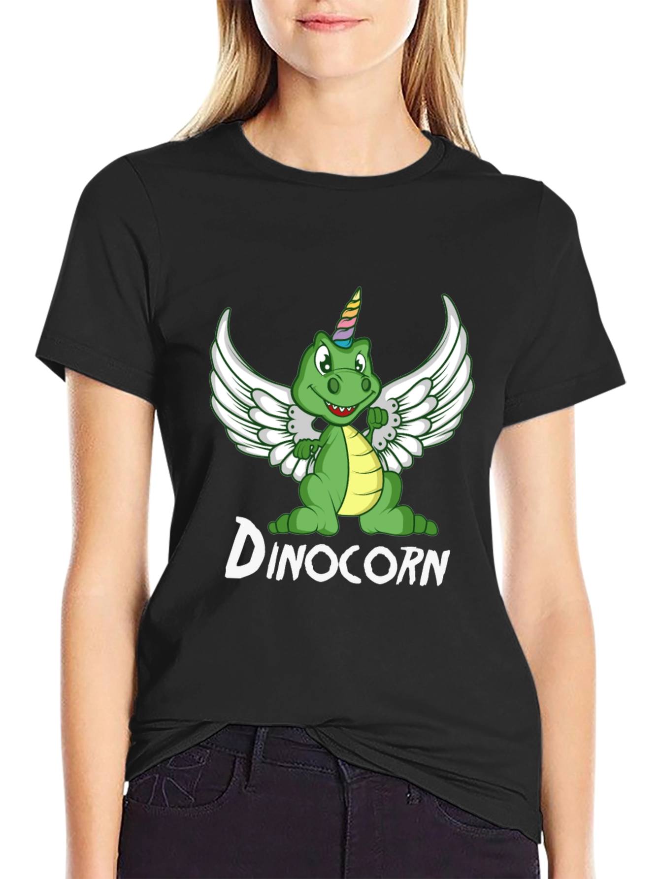 Dinocorn T-Shirt - Dinosaur Unicorn Graphic Tee