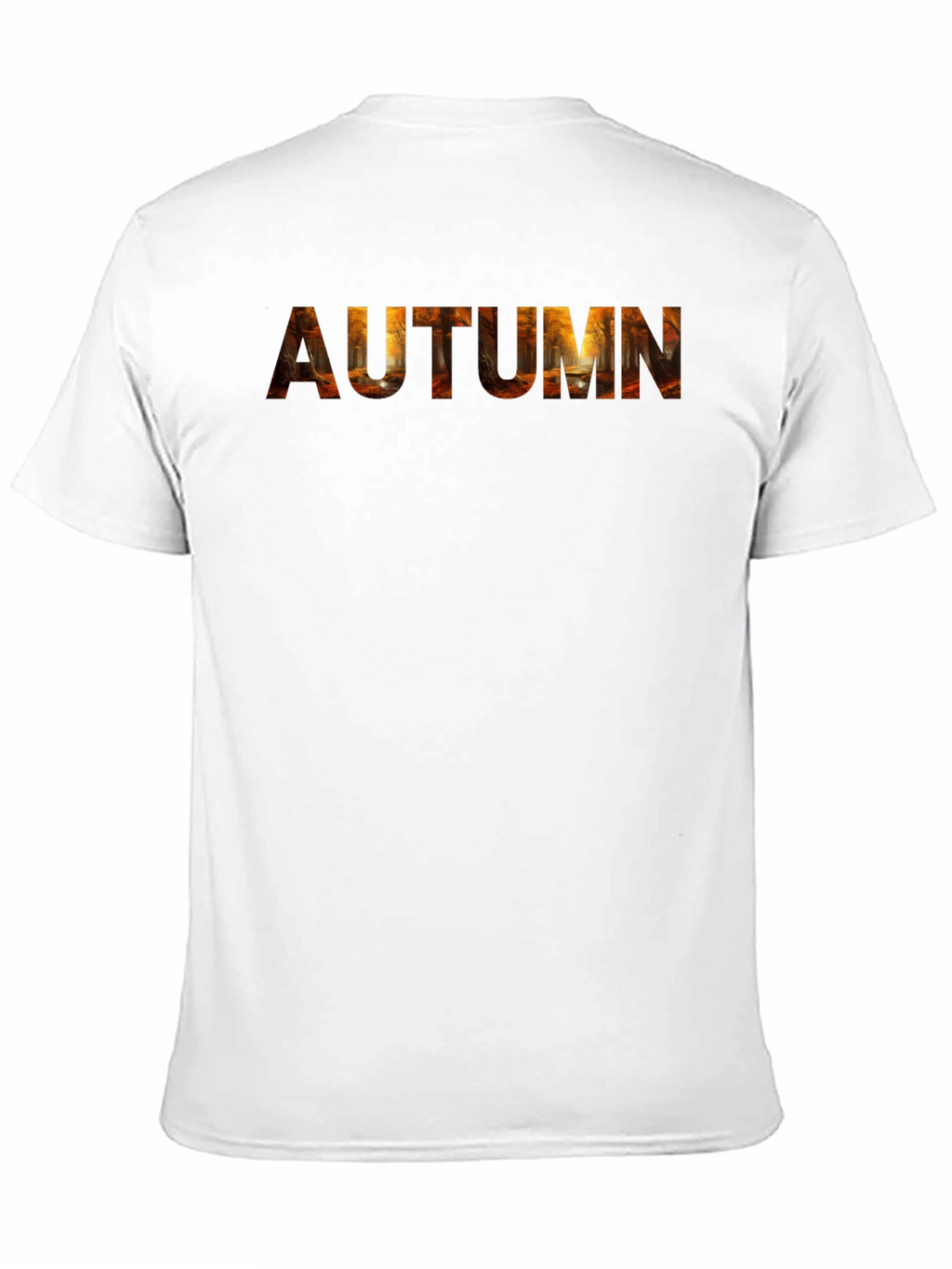 Autumn Themed Black T-Shirt