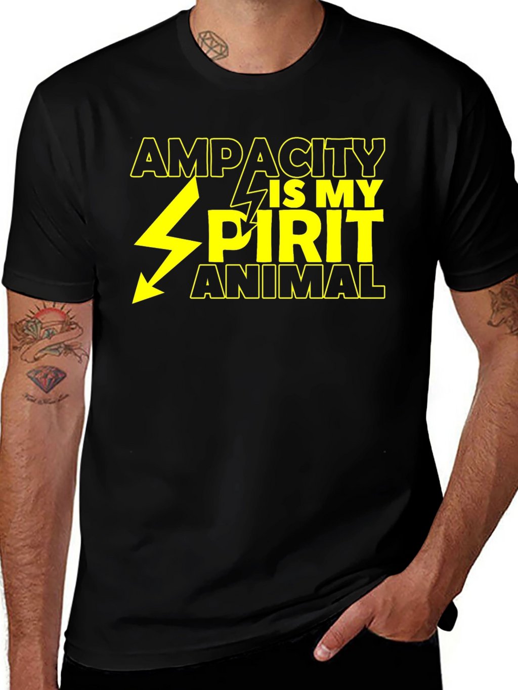 Ampacity Spirit Animal Graphic T-Shirt