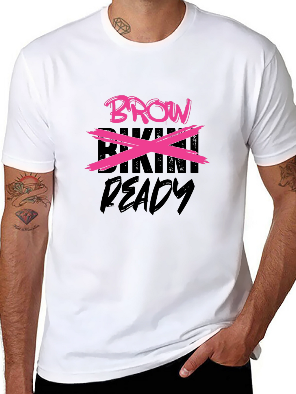 Funny Brow T-Shirt - Bikini Ready