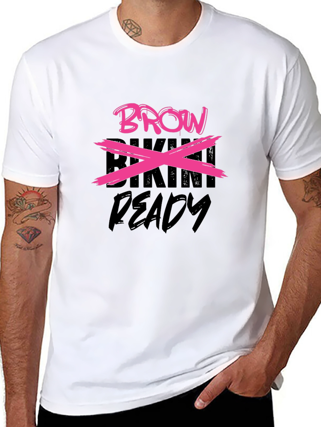 Funny Brow T-Shirt - Bikini Ready