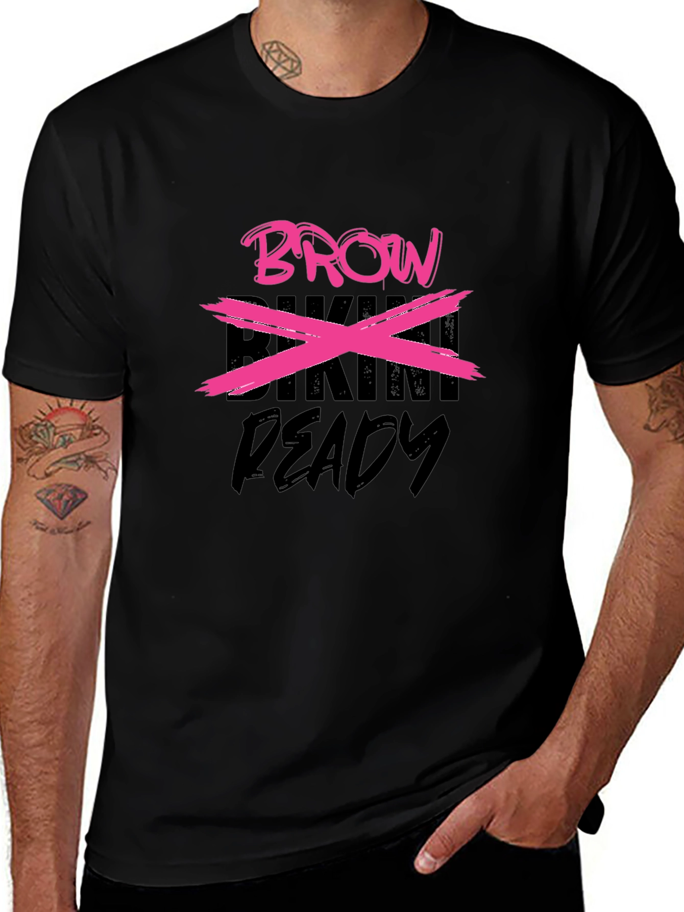 Funny Brow T-Shirt - Bikini Ready