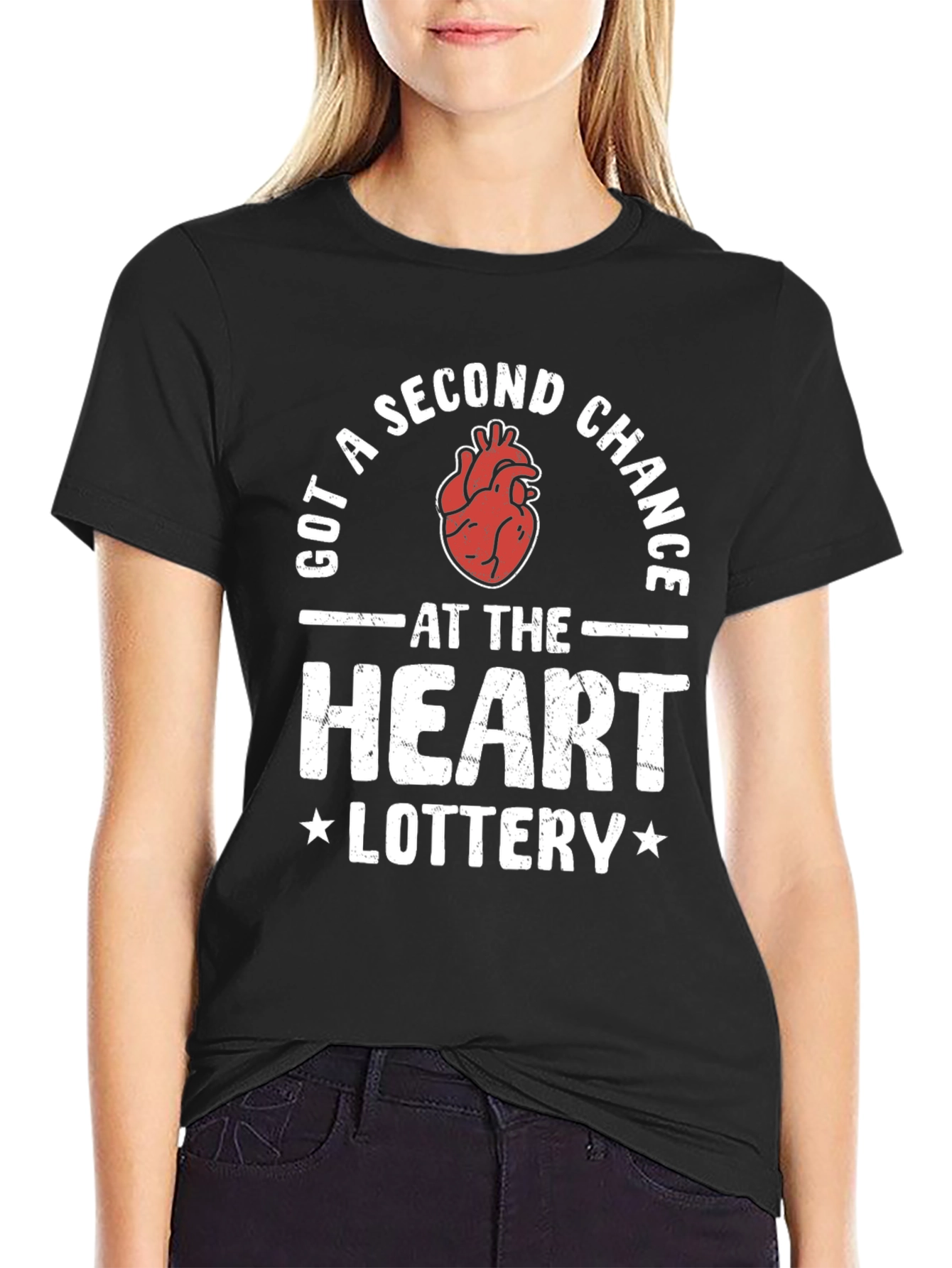 Got a Second Chance Heart Lottery Graphic T-Shirt