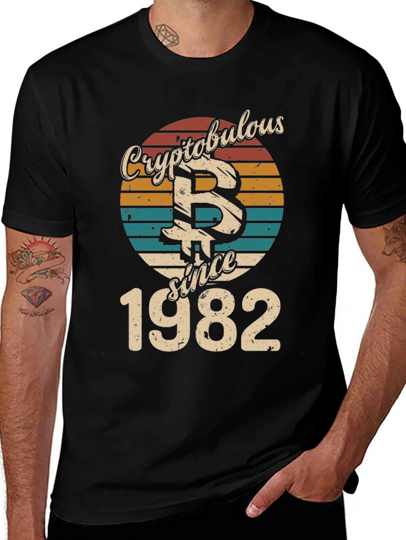 Cryptobulous Since 1982 Retro T-Shirt
