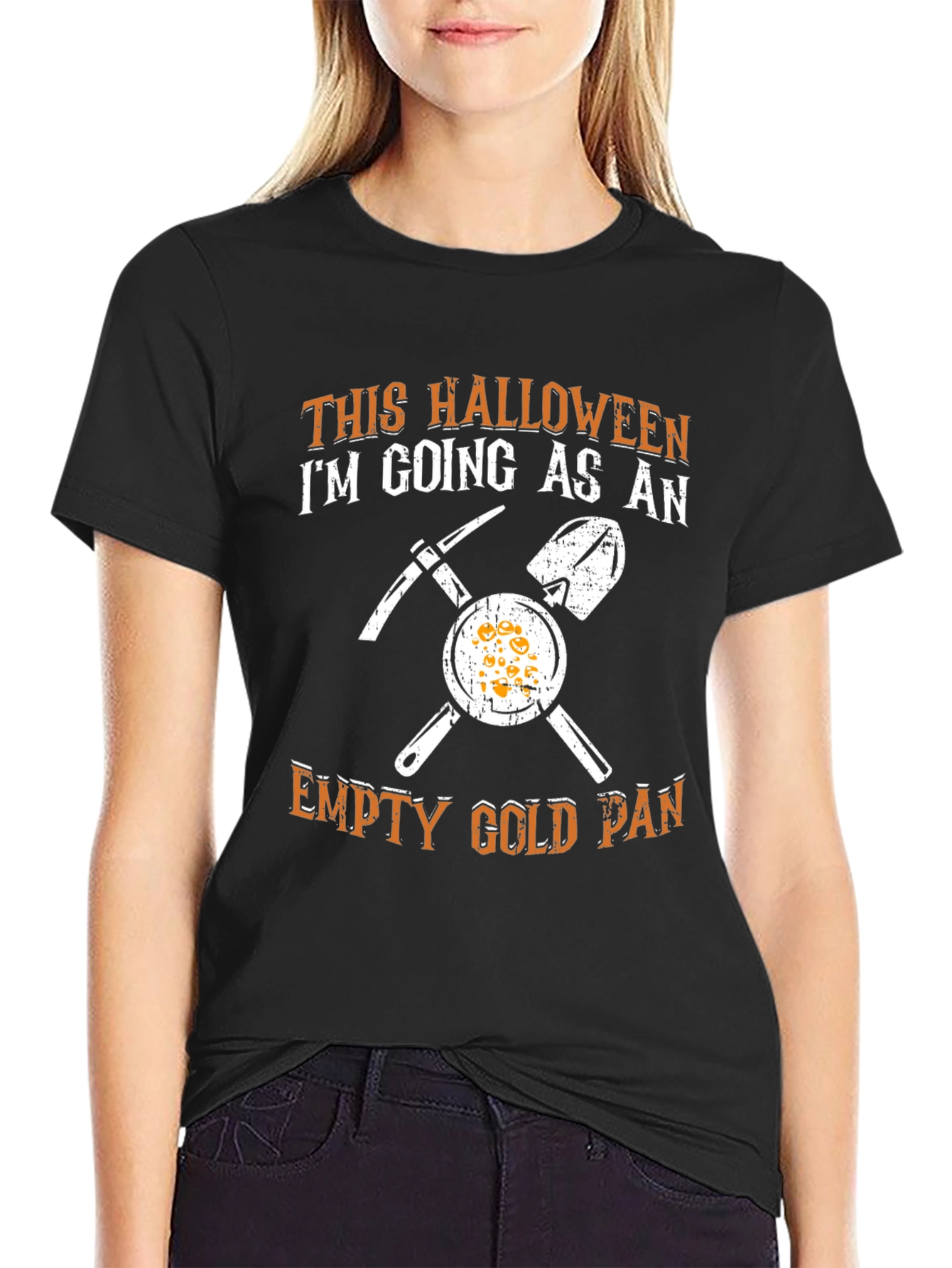 Funny Halloween Empty Gold Pan T-Shirt