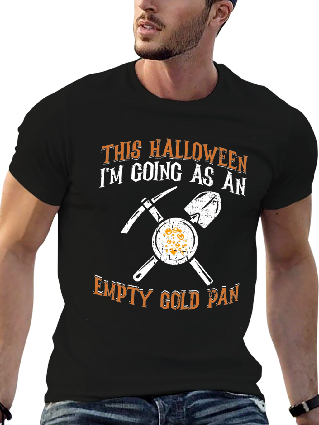 Funny Halloween Empty Gold Pan T-Shirt