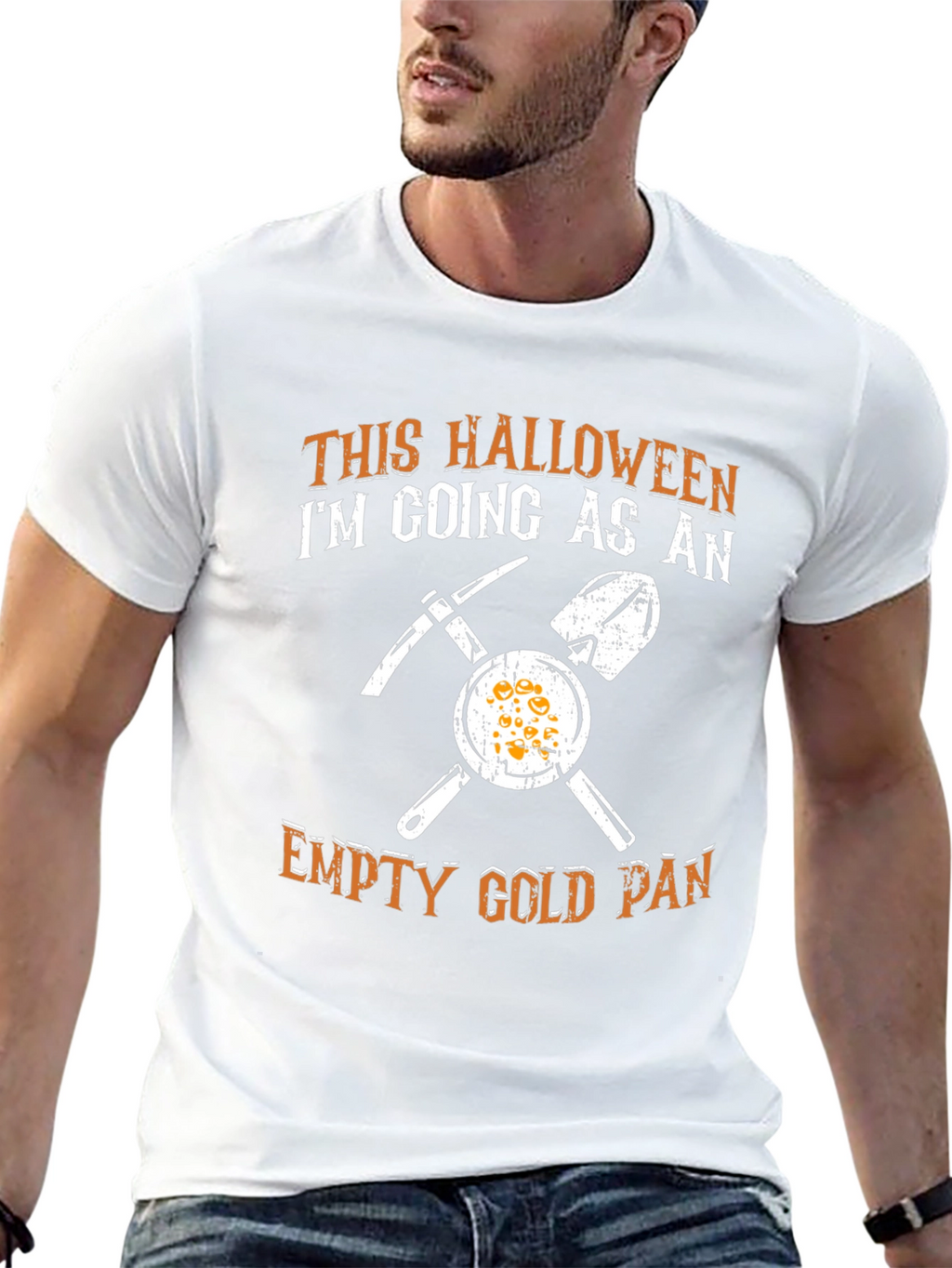 Funny Halloween Empty Gold Pan T-Shirt
