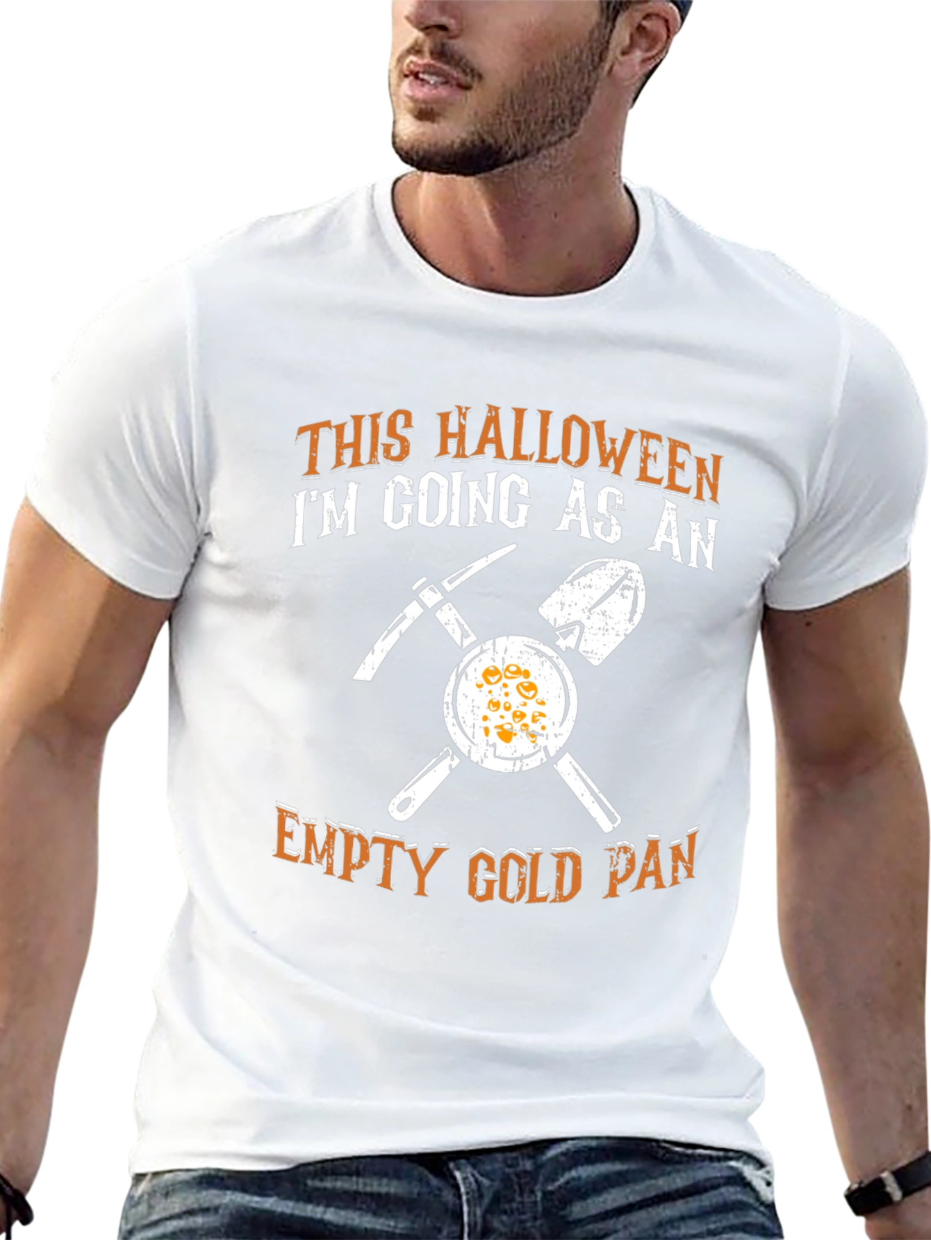 Funny Halloween Empty Gold Pan T-Shirt