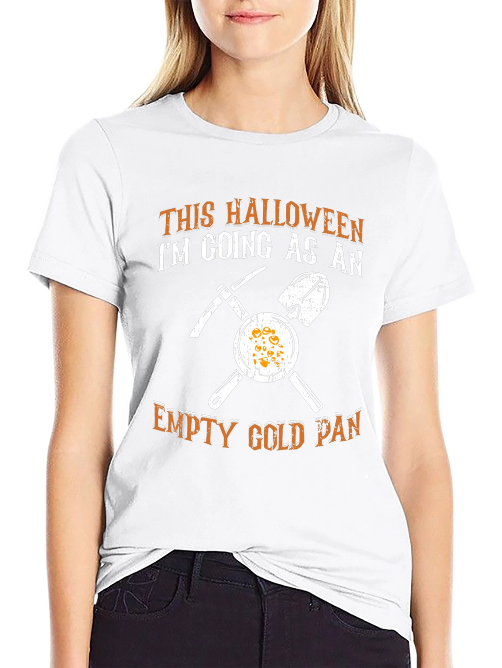 Funny Halloween Empty Gold Pan T-Shirt