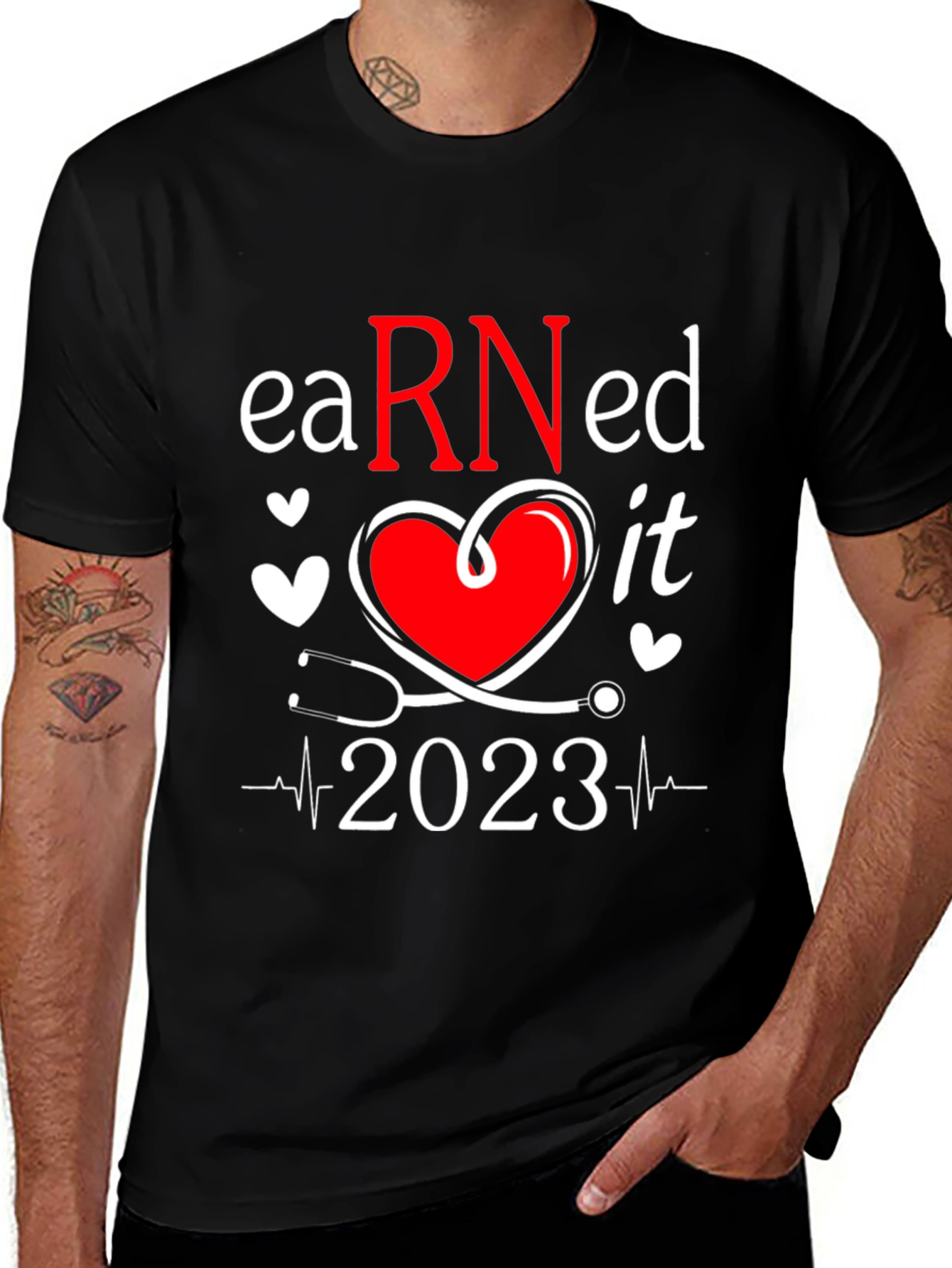 Earned It RN 2023 Nurse T-Shirt